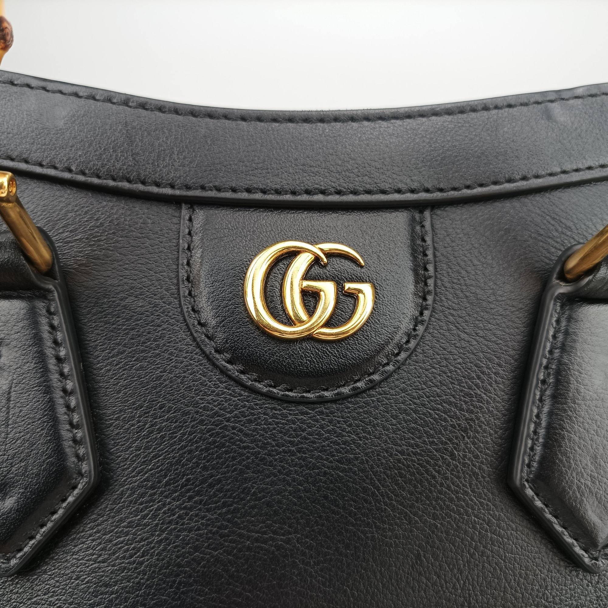 Bamboo Black Leather 660195 H035330558バンブー ブラック レザー 660195 H035330558