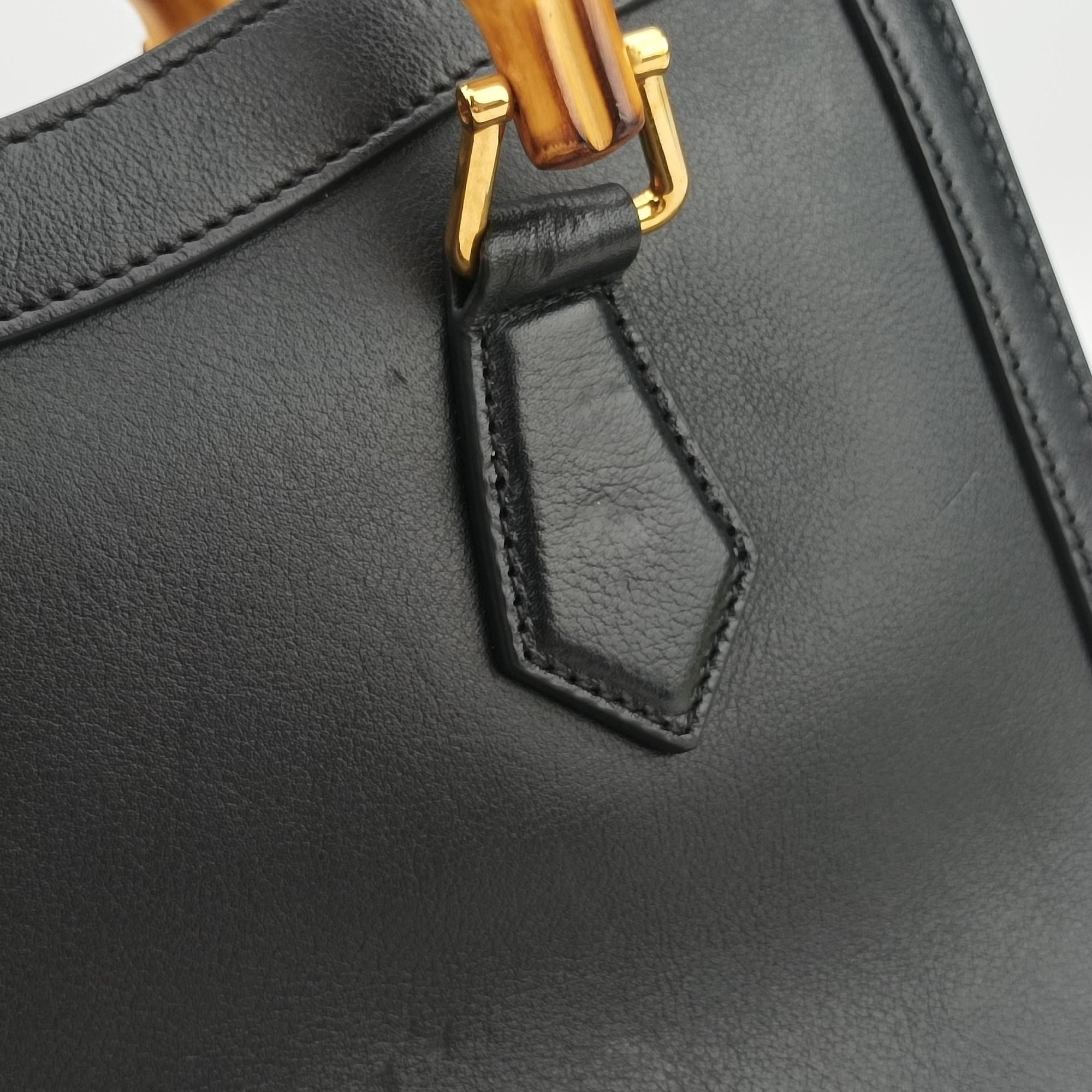 Bamboo Black Leather 660195 H035330558バンブー ブラック レザー 660195 H035330558
