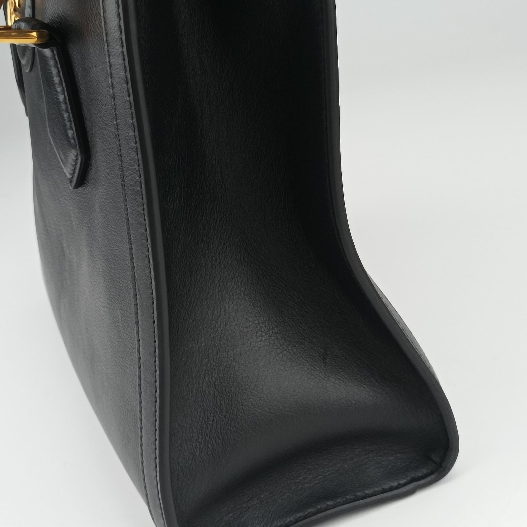 Bamboo Black Leather 660195 H035330558バンブー ブラック レザー 660195 H035330558