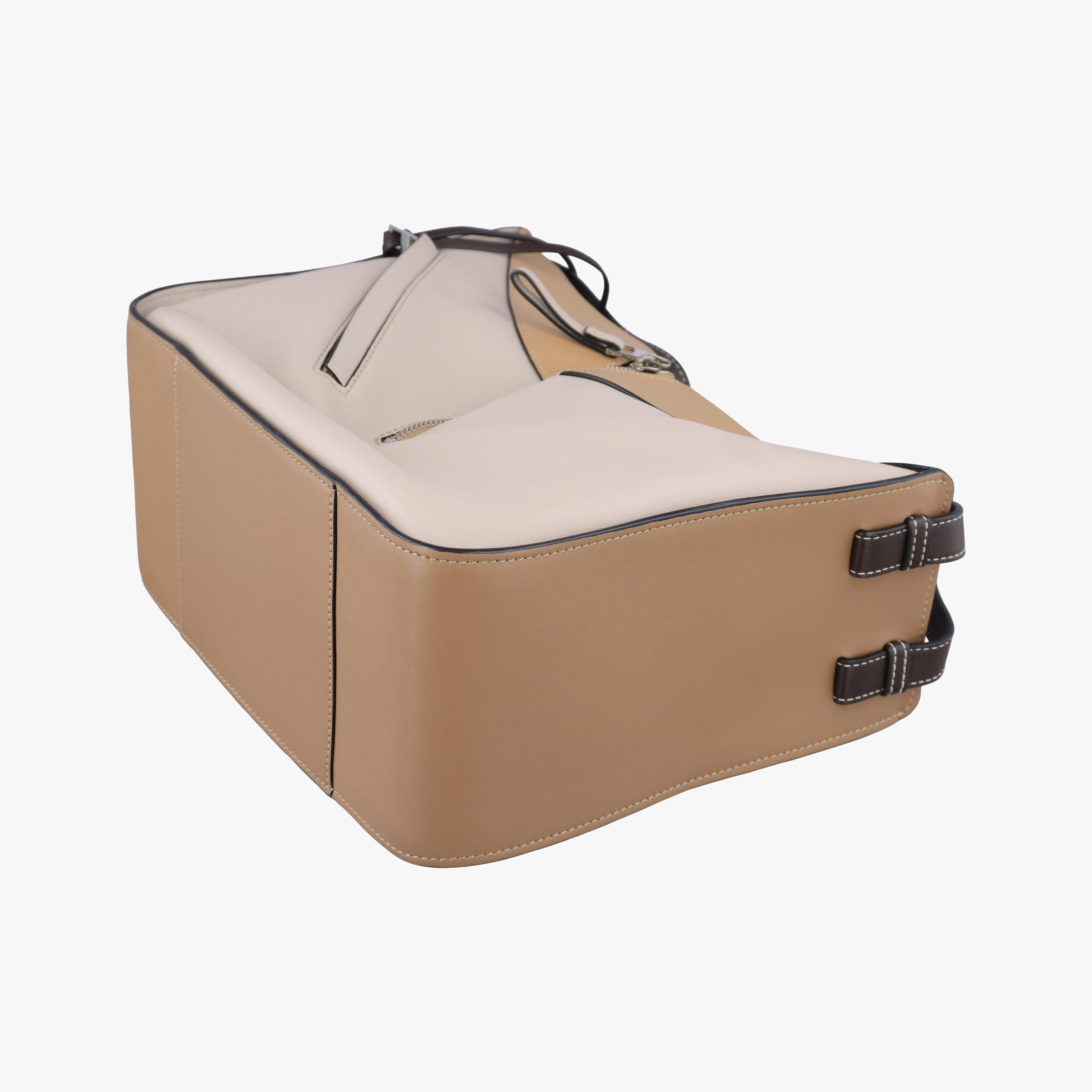 Hammock Gray × Beige × Brown Leather 65 18 43ハンモック グレー × ベージュ × ブラウン レザー 65 18 43