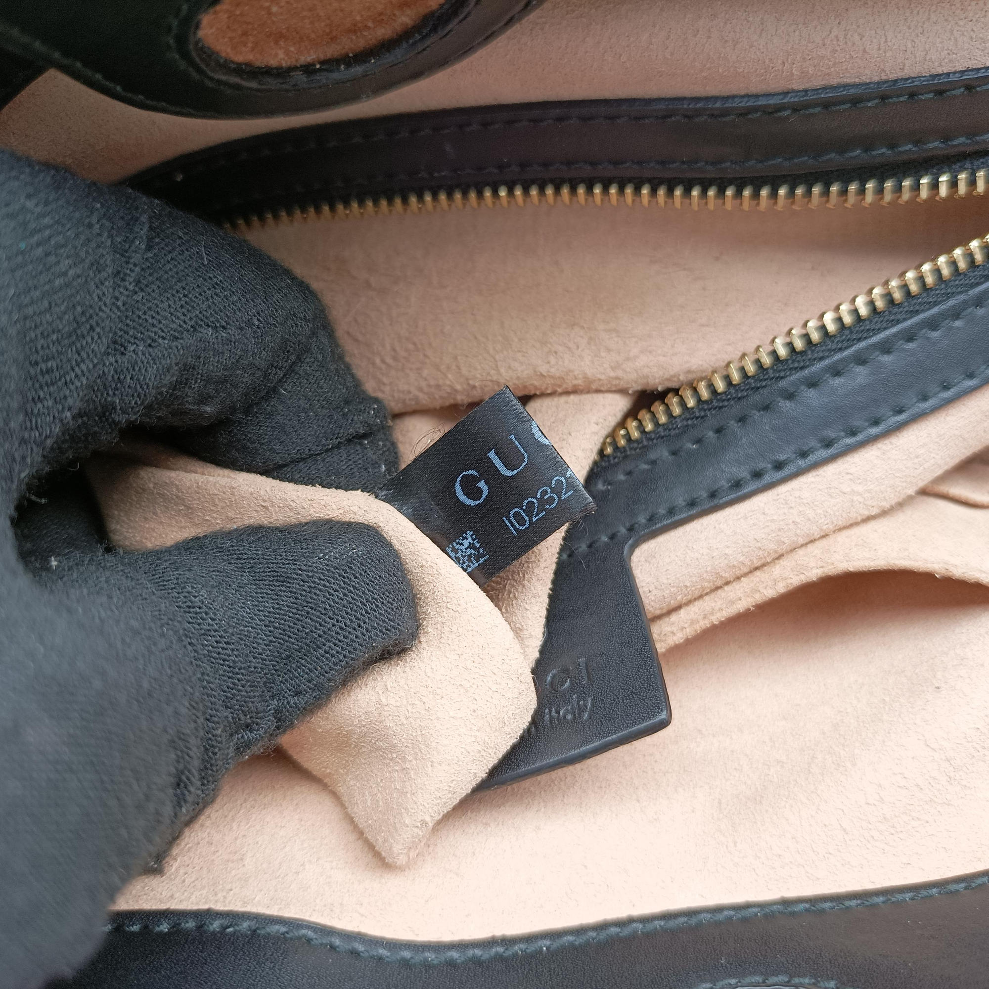 Pre-owned Gucci GG Supreme Bosco PATCHED Black PVC coated canvas 473887 handbag | stylenewstar