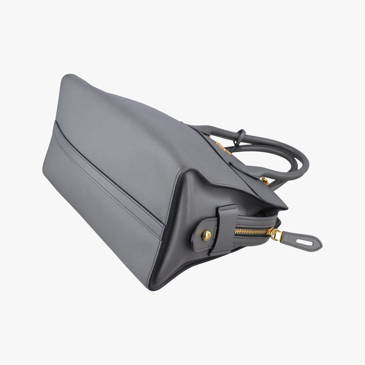 Esplanade Grey SAFFIANO Leather 1BA045 117 Pエスプラナード グレー サフィアーノレザー 1BA045 117 P
