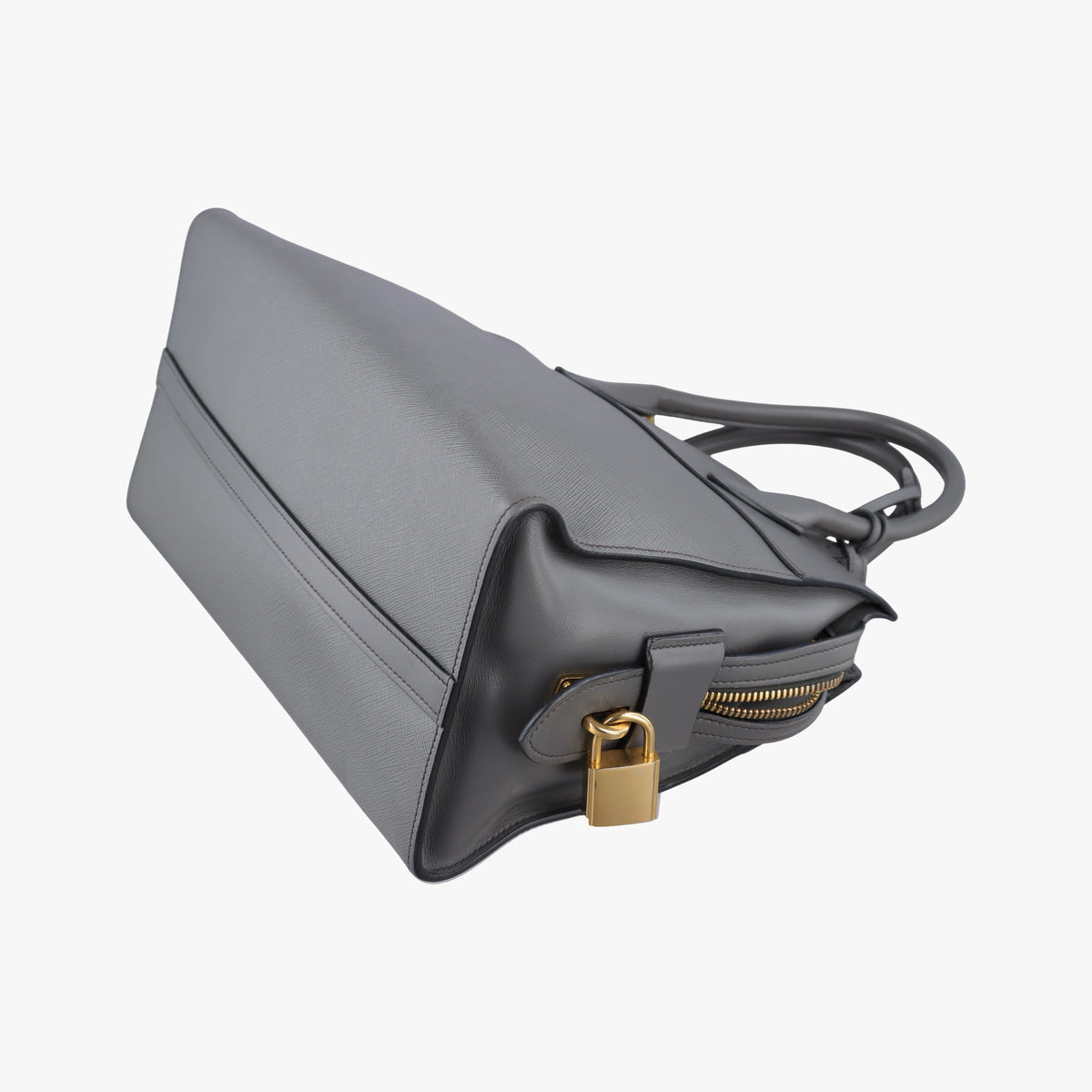 Esplanade Grey SAFFIANO Leather 1BA045 117 Pエスプラナード グレー サフィアーノレザー 1BA045 117 P
