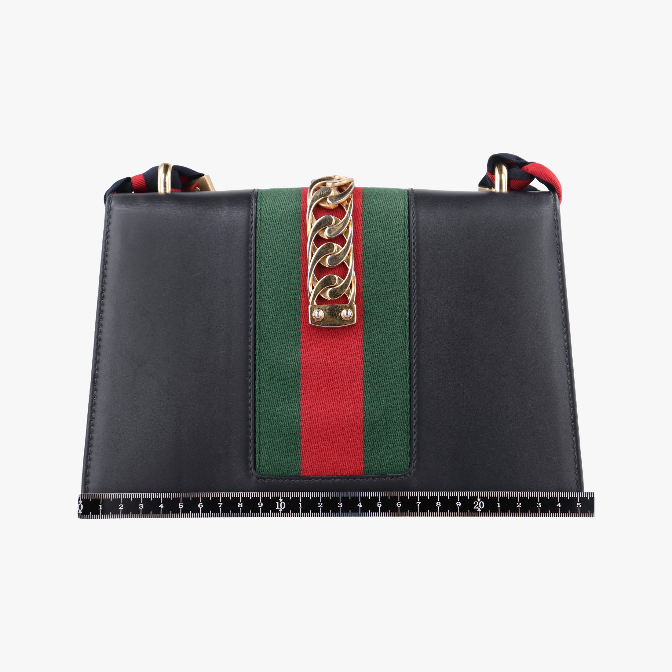 Sylvie Black×Green×Red Leather 421882 A021568744シルヴィ ブラック×グリーン×レッド レザー 421882 A021568744