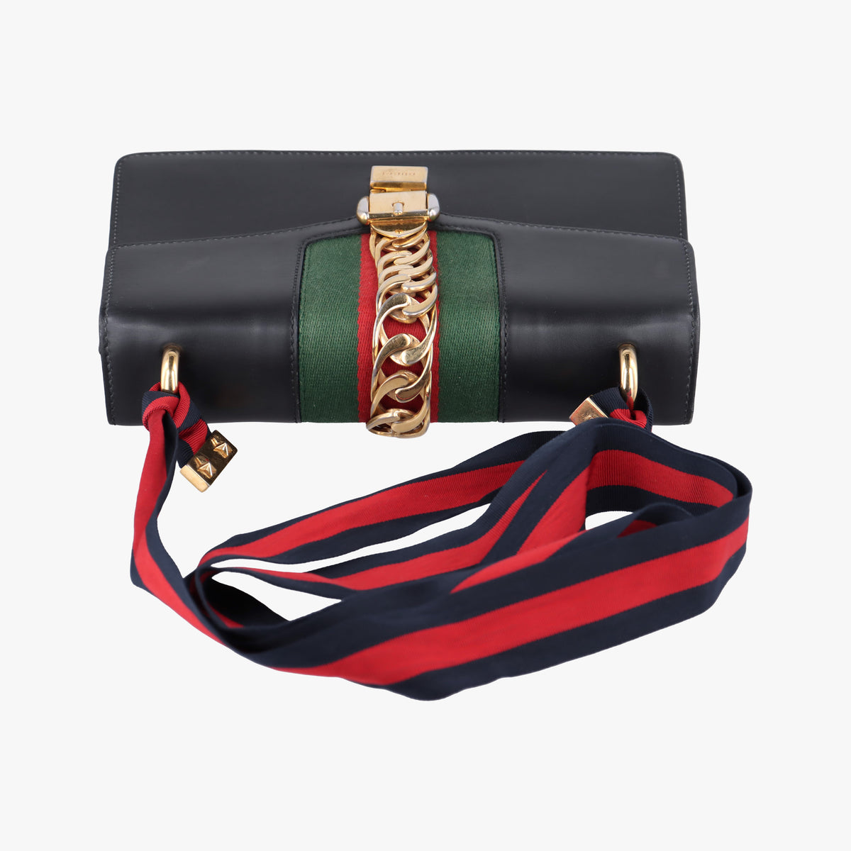 Sylvie Black×Green×Red Leather 421882 A021568744シルヴィ ブラック×グリーン×レッド レザー 421882 A021568744