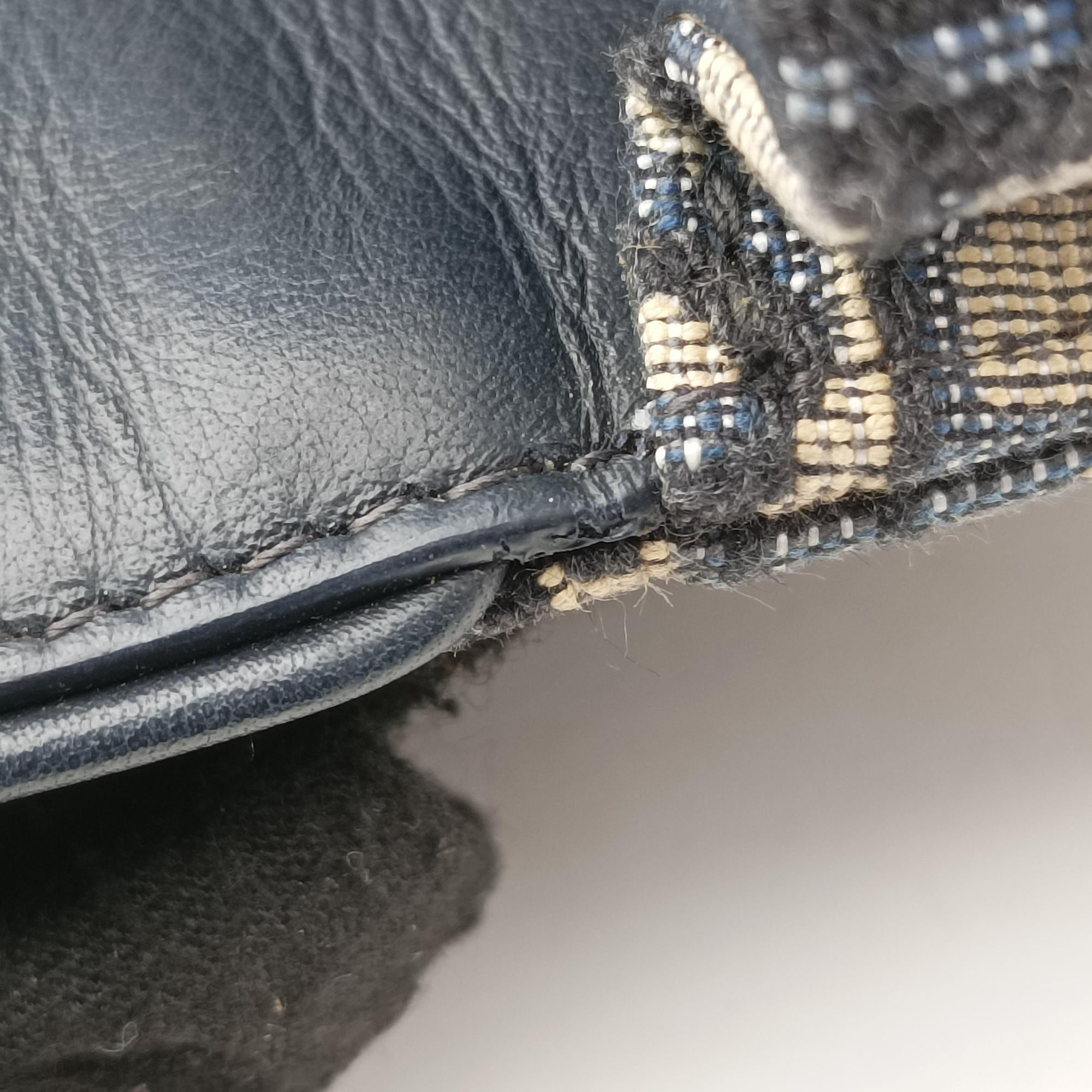 Saddle Navy jacquard×Leather 12-MA-0149サドル ネイビー ジャガード×レザー 12-MA-0149