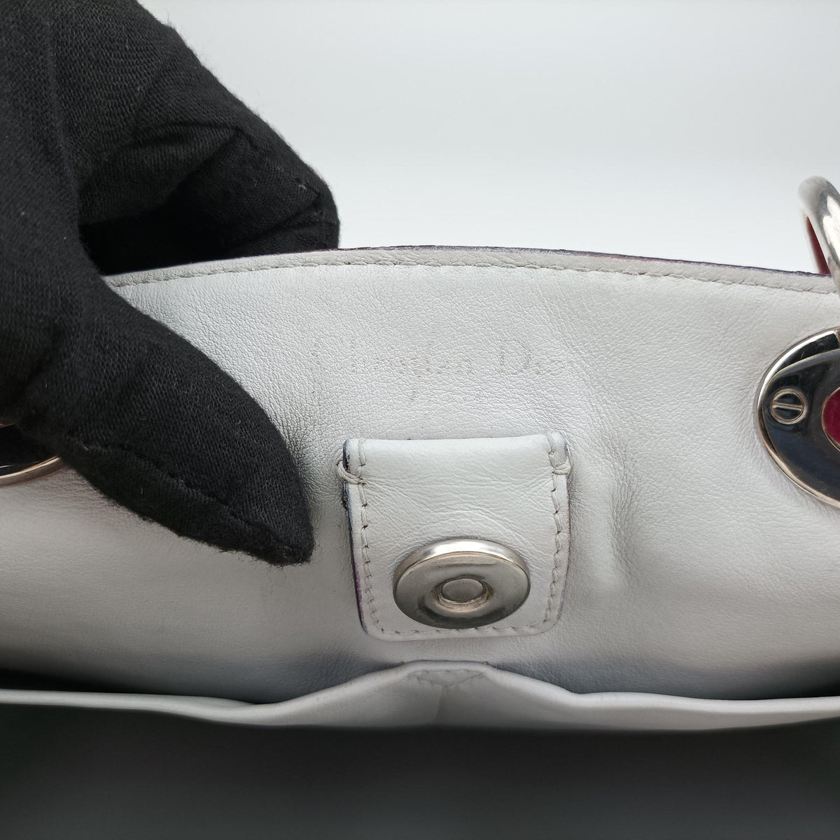 Diorissimo Rose Leather 09-MA-0134ディオリッシモ ローズ レッド レザー 09-MA-0134