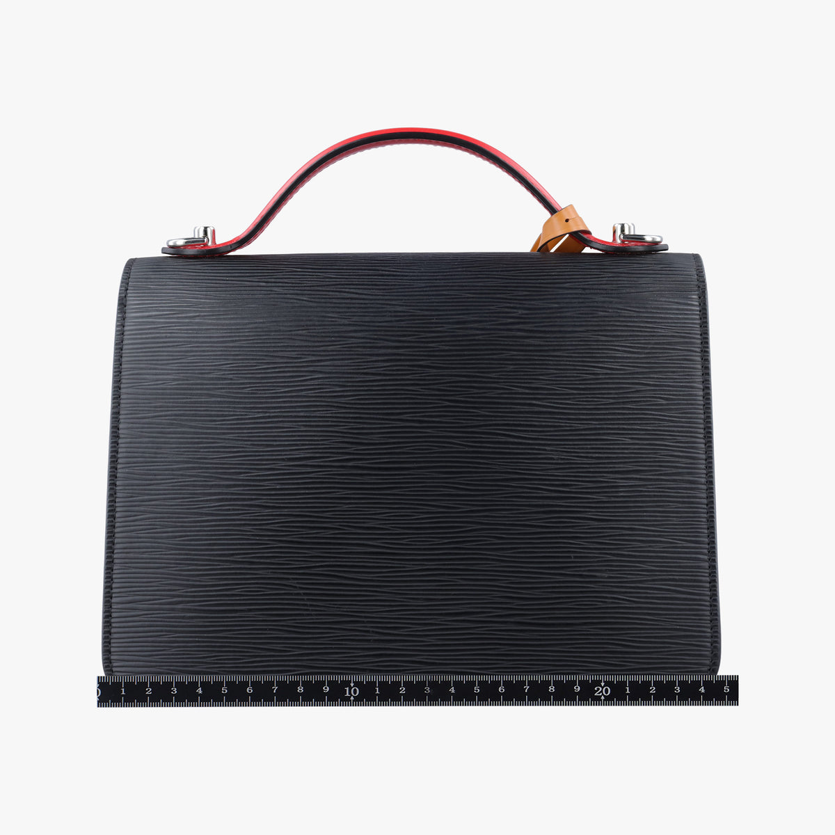 Vintage Louis Vuitton MONCEAU Red × Black Epi M55405 handbag | stylenewstar