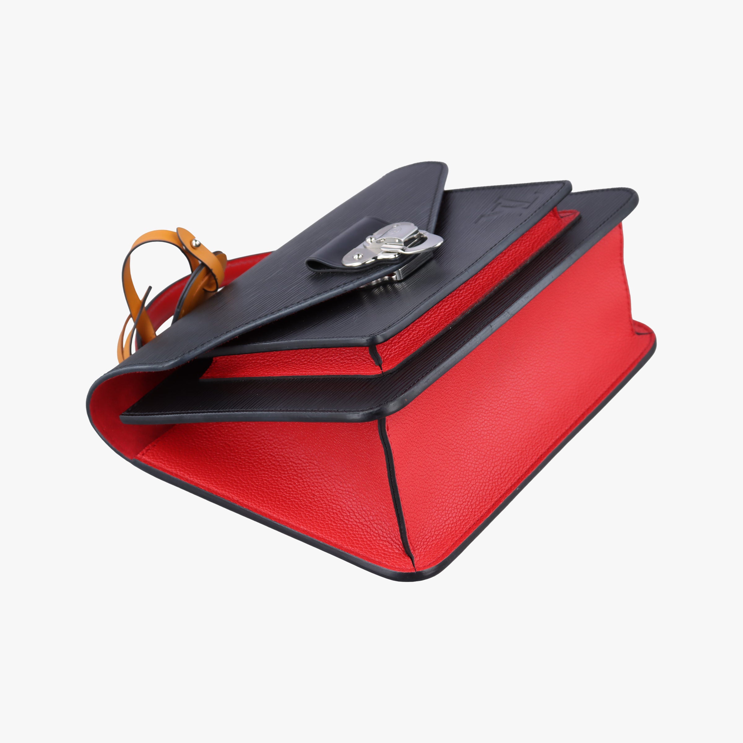 Vintage Louis Vuitton MONCEAU Red × Black Epi M55405 handbag | stylenewstar