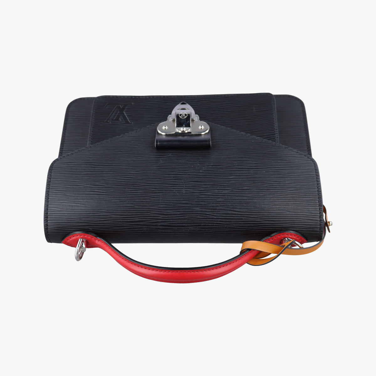 Vintage Louis Vuitton MONCEAU Red × Black Epi M55405 handbag | stylenewstar