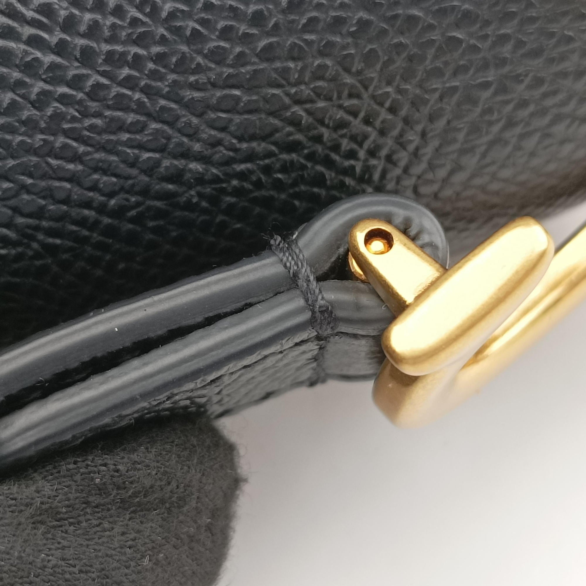 Vintage Christian Dior saddle Black leather shoulderbag | stylenewstar