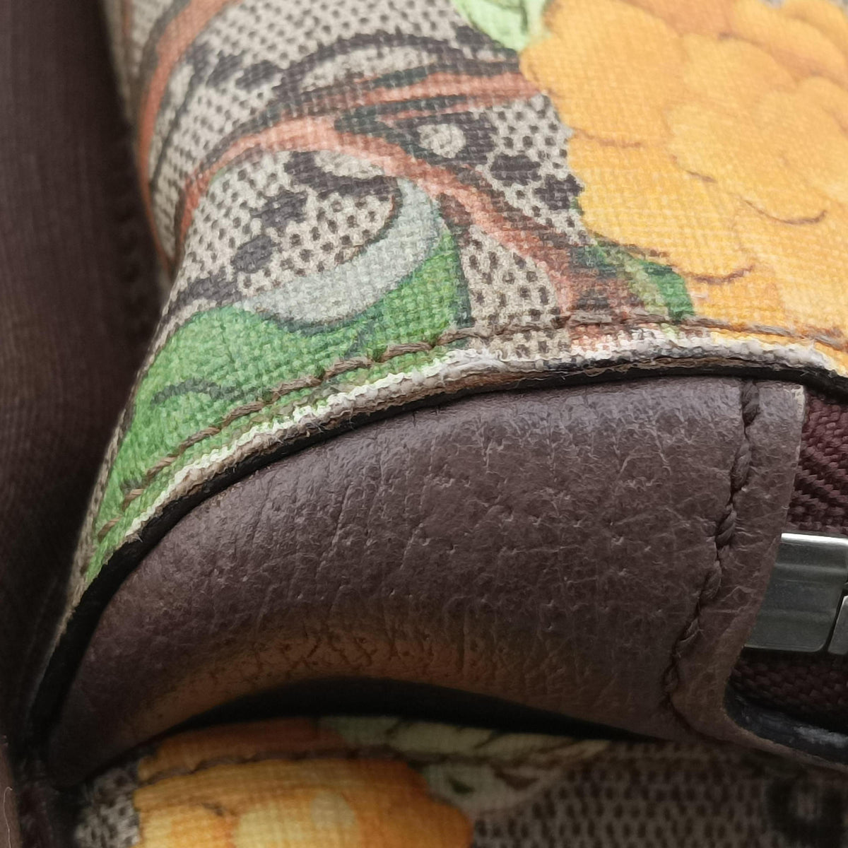 GG Supreme Bengal Brown×Multicolour PVC coated canvas×Leather 428027 H019493071GGスプリーム ベンガル ブラウン×マルチカラー PVCコーティングキャンバス×レザー 428027 H019493071