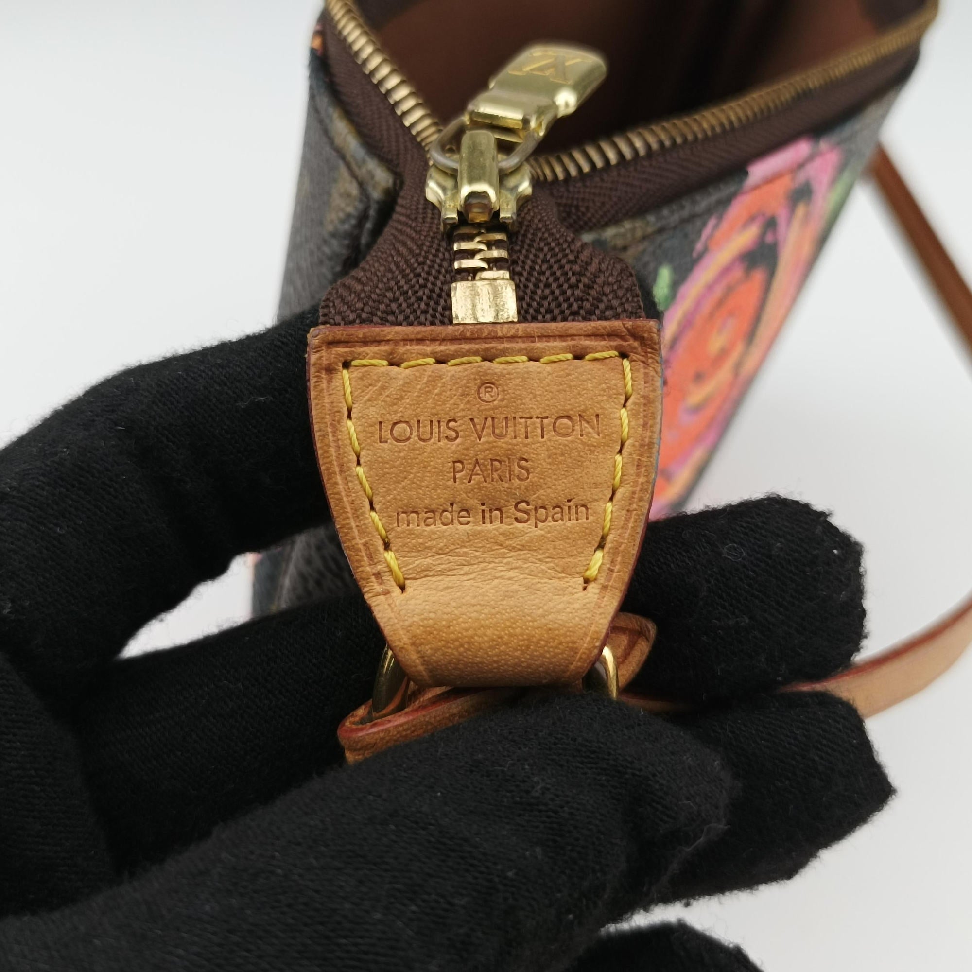 Secondhand Louis Vuitton Pochette Accessoires brown×multi Monogram Canvas M48615 handbag | stylenewstar