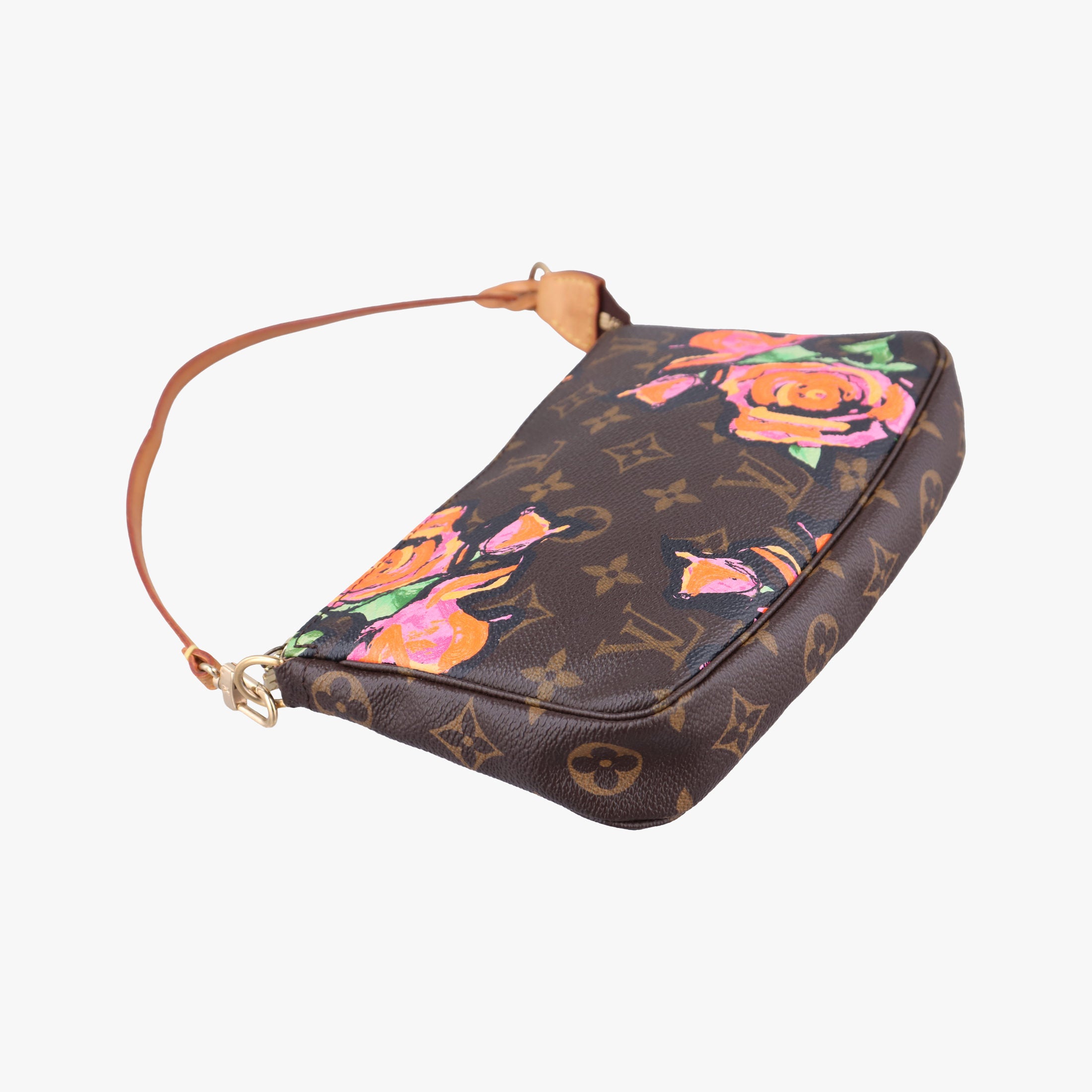 Secondhand Louis Vuitton Pochette Accessoires brown×multi Monogram Canvas M48615 handbag | stylenewstar