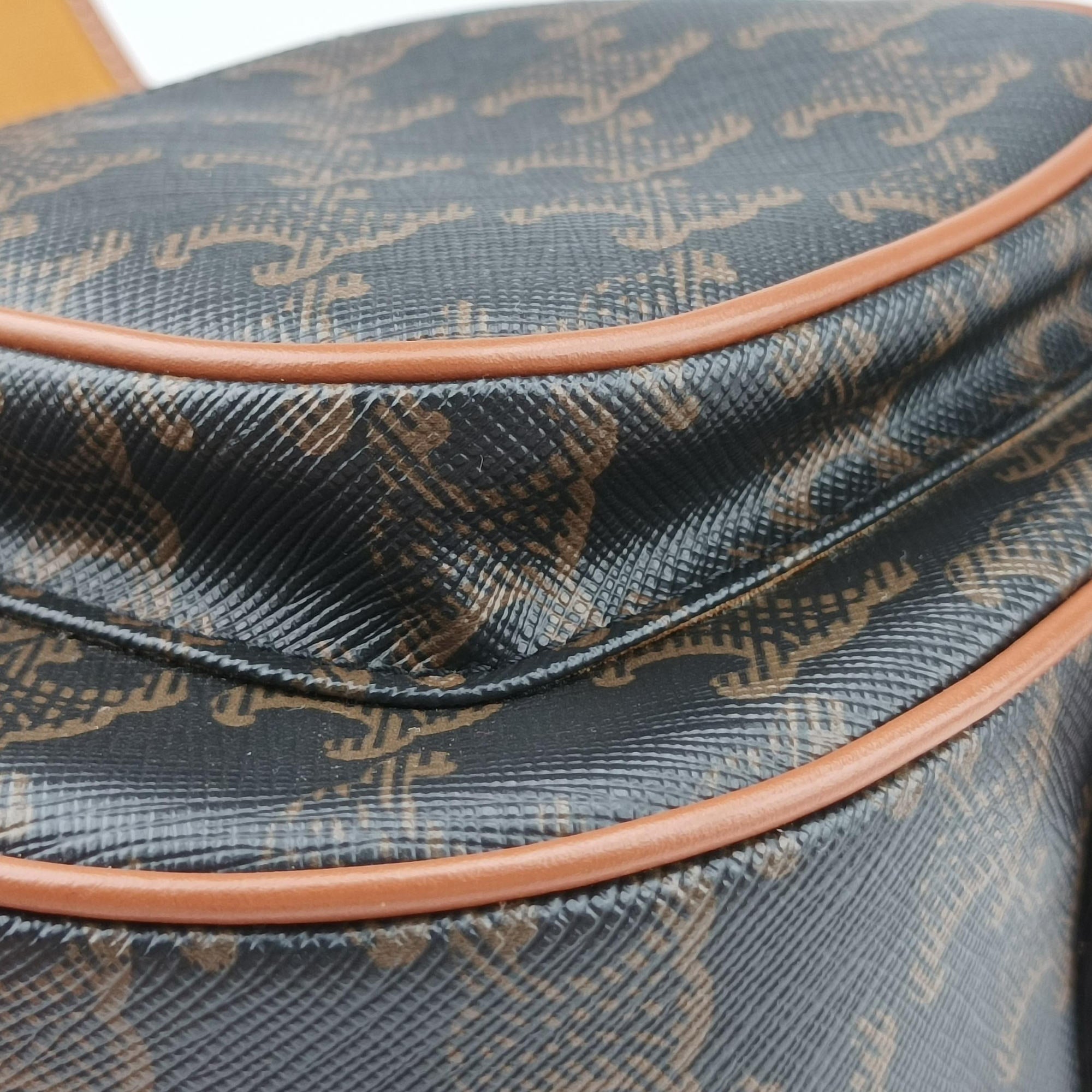 FOLCO Triomphe Brown PVC coated canvas W-CE-2280ファルコ トリオンフ ブラウン PVCコーティングキャンバス W-CE-2280