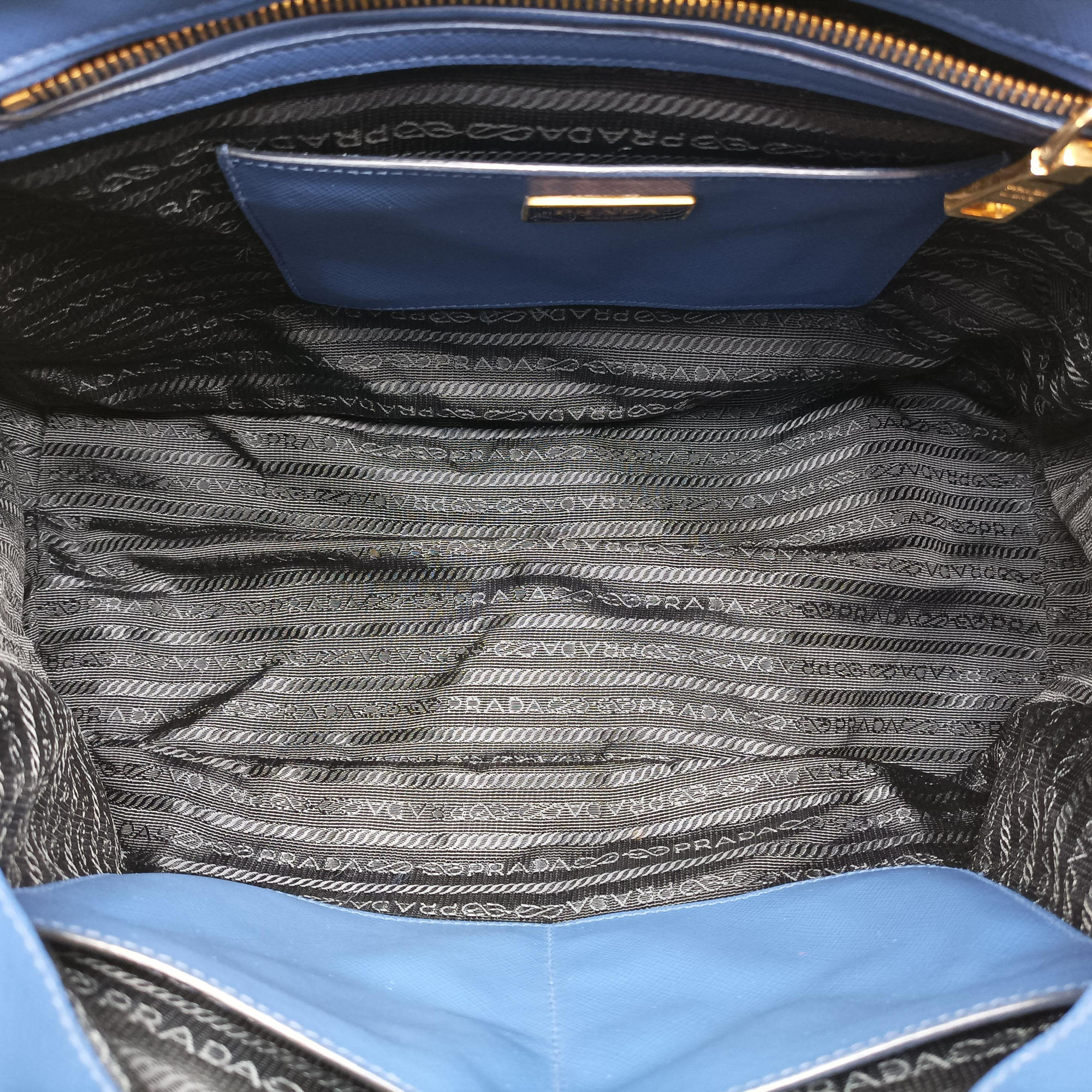 Galleria Blue×black SAFFIANO Leather B1874A 117ガレリア ブルー×ブラック サフィアーノレザー B1874A 117