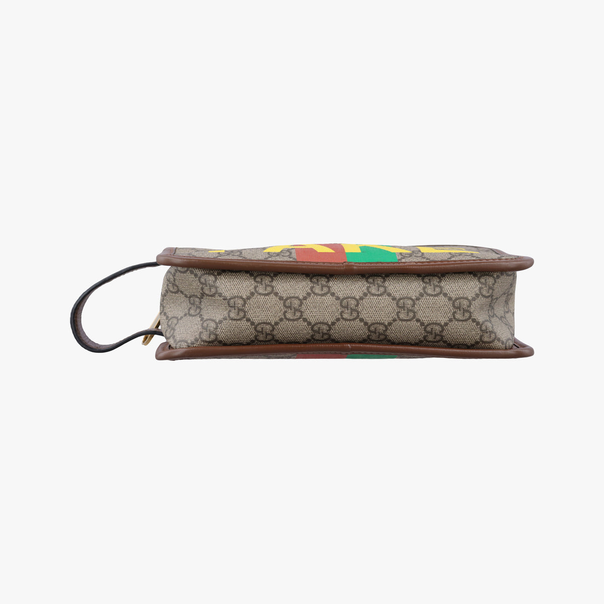 Vintage Gucci Fake/Not GG Supreme Brown PVC coated canvas 636243 clutchbag | stylenewstar