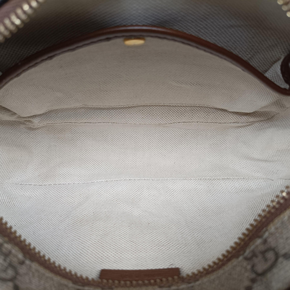 Vintage Gucci Fake/Not GG Supreme Brown PVC coated canvas 636243 clutchbag | stylenewstar