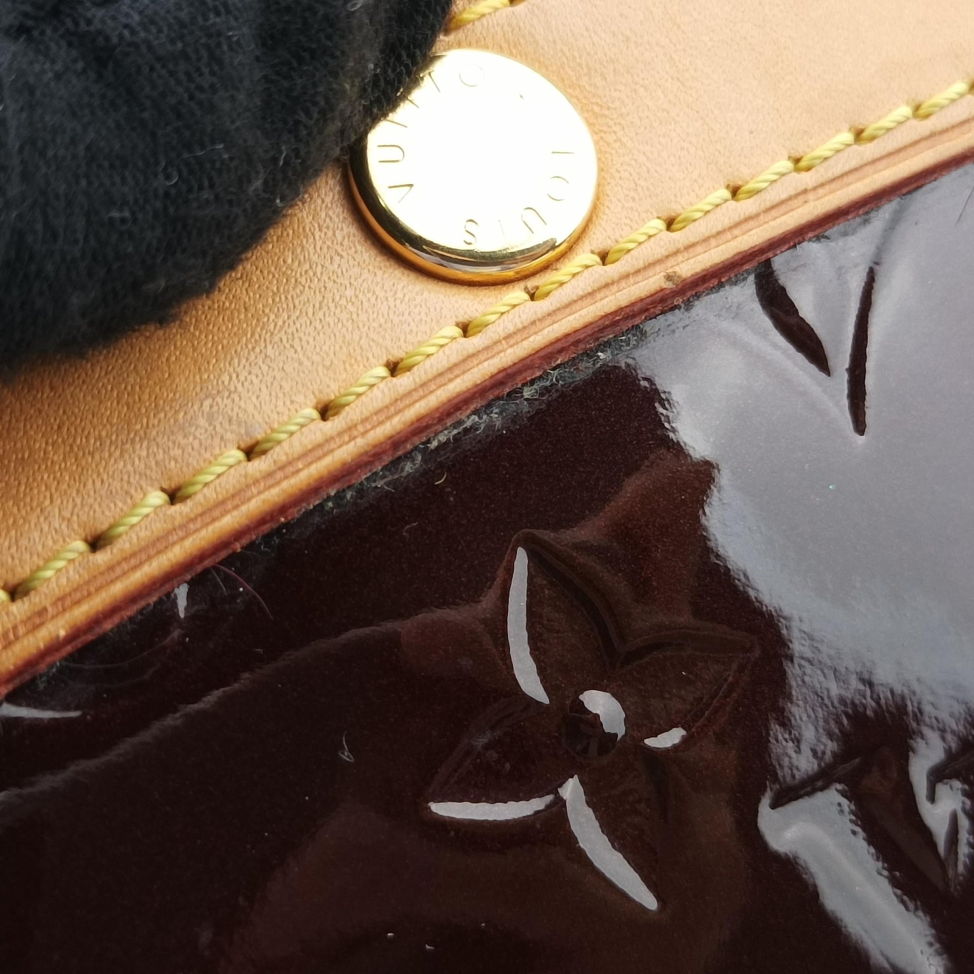 Vintage Louis Vuitton Brea MM AMARANTE Vernis M91619 shoulderbag | stylenewstar