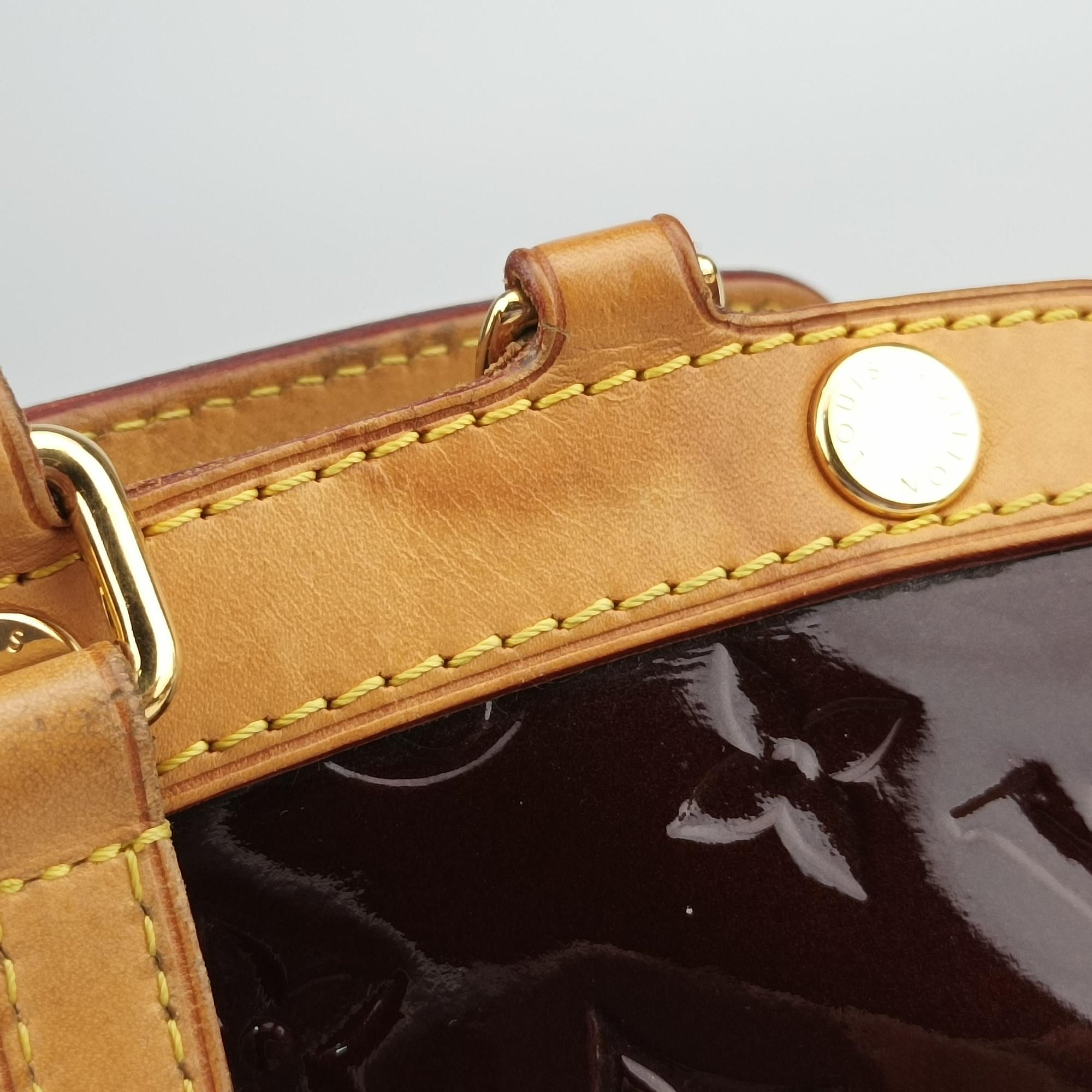 Vintage Louis Vuitton Brea MM AMARANTE Vernis M91619 shoulderbag | stylenewstar