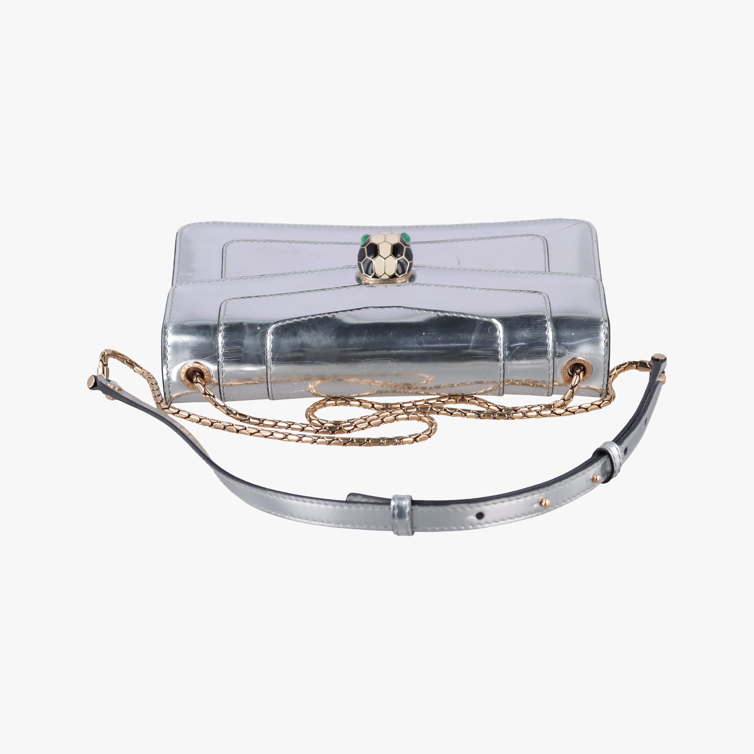 SERPENTI FOREVER Silver Patent LA.N14.3830セルペンティ フォーエバー シルバー パテント LA.N14.3830