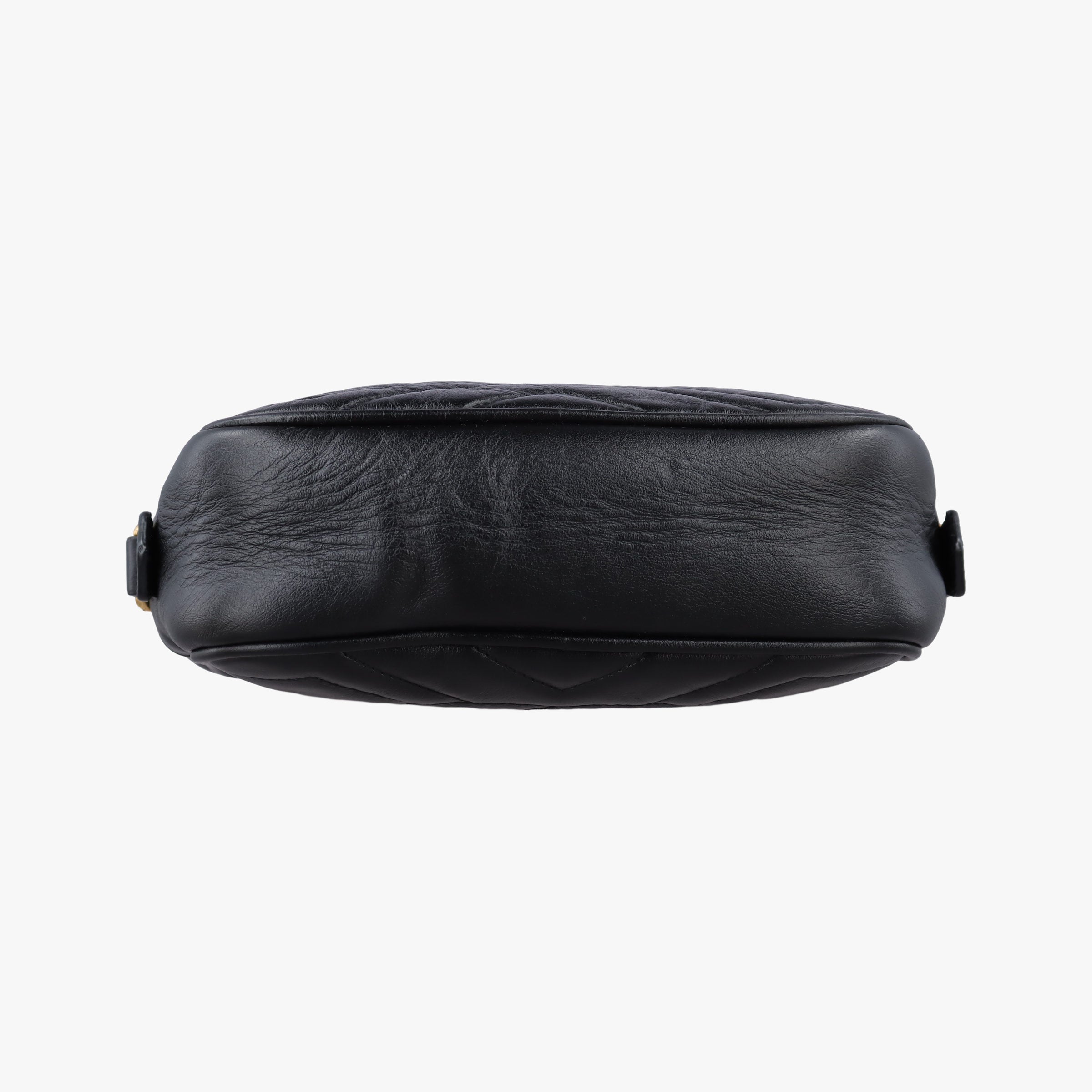 Pre-owned Gucci GG Marmont Black Leather 448065 shoulderbag | stylenewstar