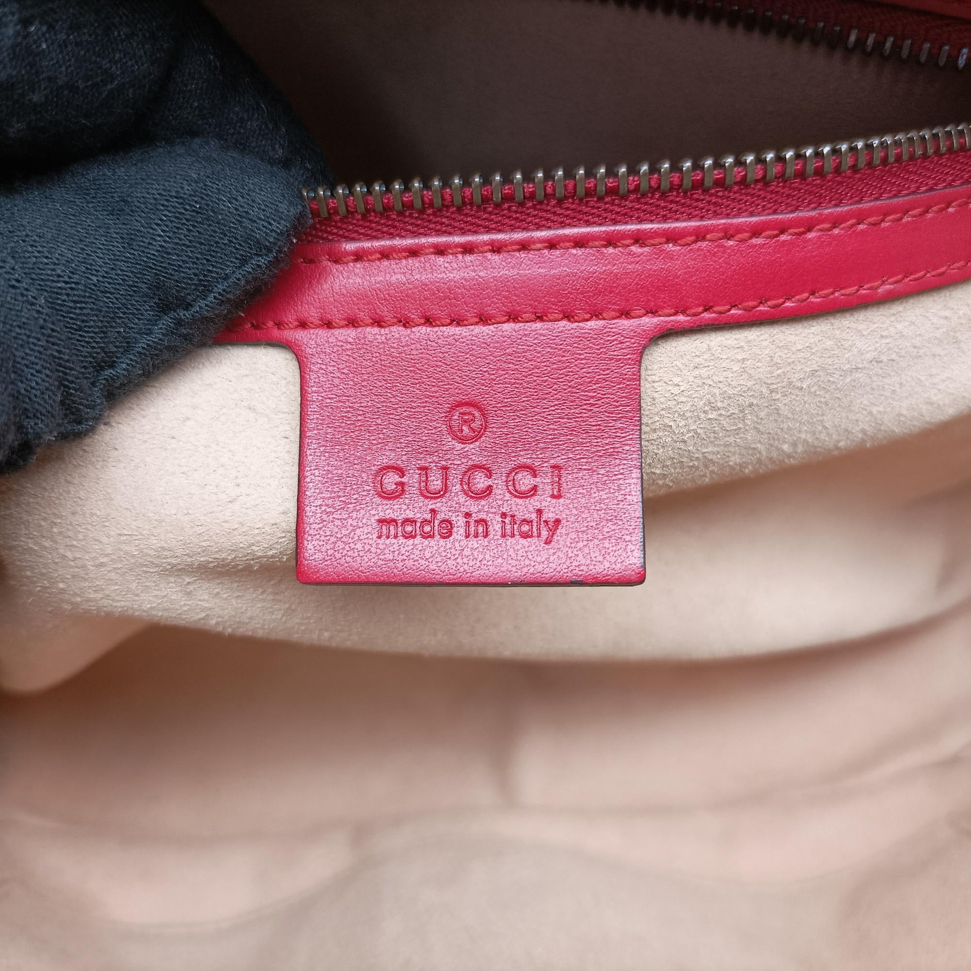 GG Marmont Red Leather 498100 A028081463GGマーモント レッド レザー 498100 A028081463
