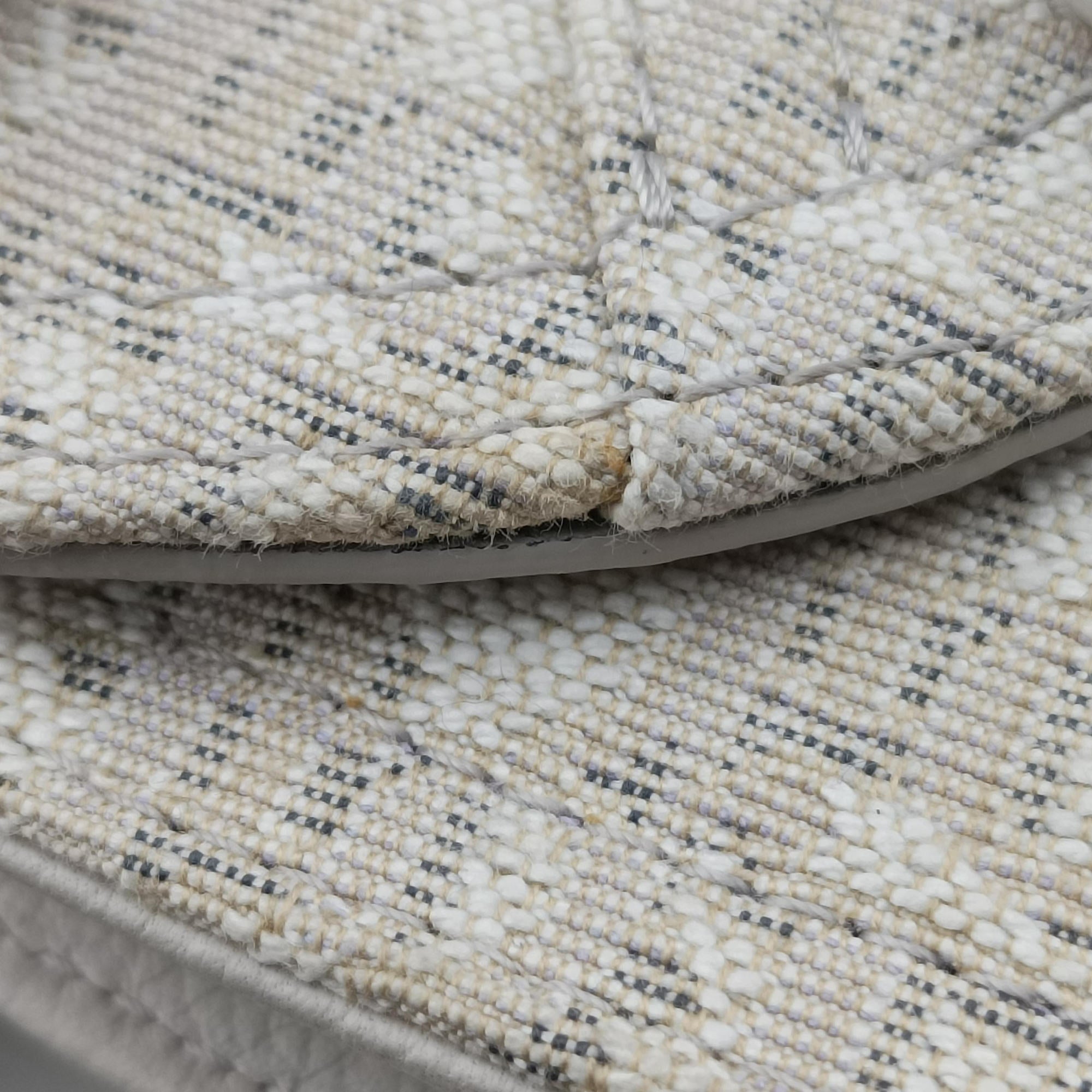 Saddle White Jacquard × Leather 07-BO-0242 IC Chipサドルバッグ ホワイト ジャガード×レザー 07-BO-0242 ICチップ