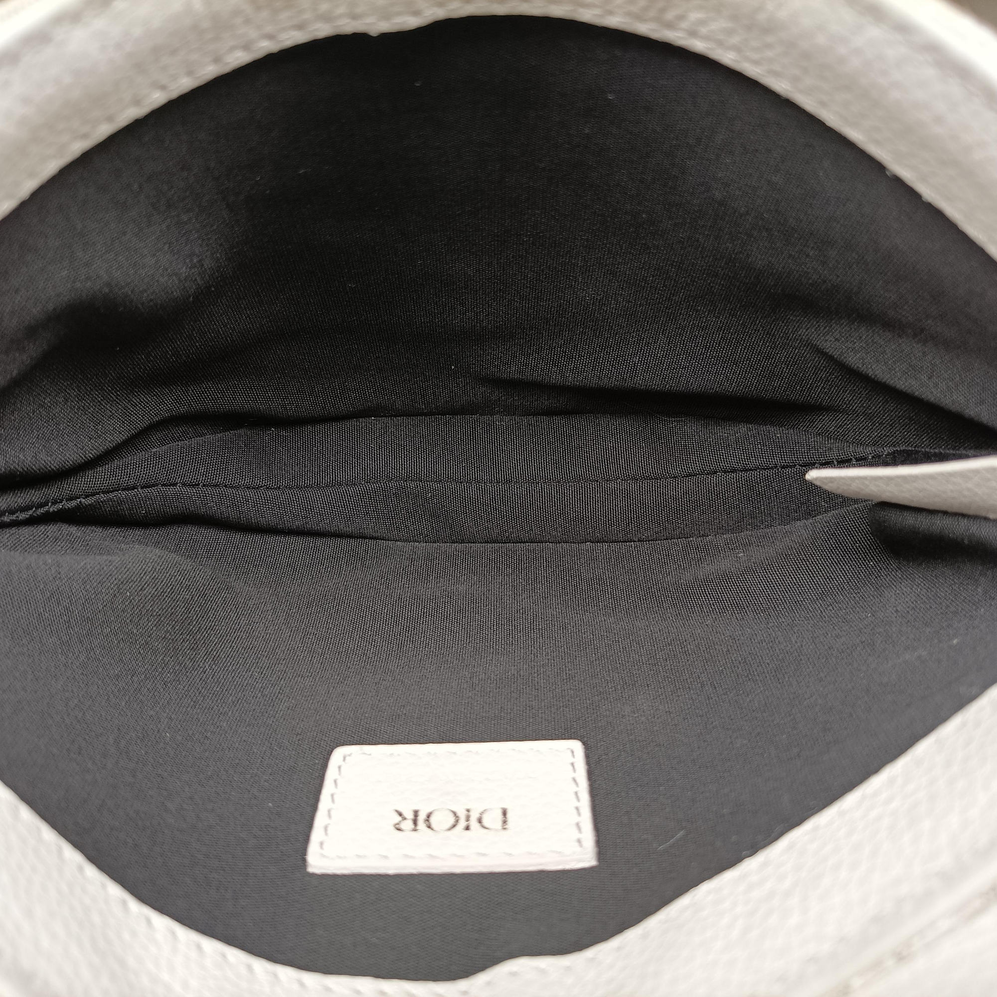 Saddle White Jacquard × Leather 07-BO-0242 IC Chipサドルバッグ ホワイト ジャガード×レザー 07-BO-0242 ICチップ