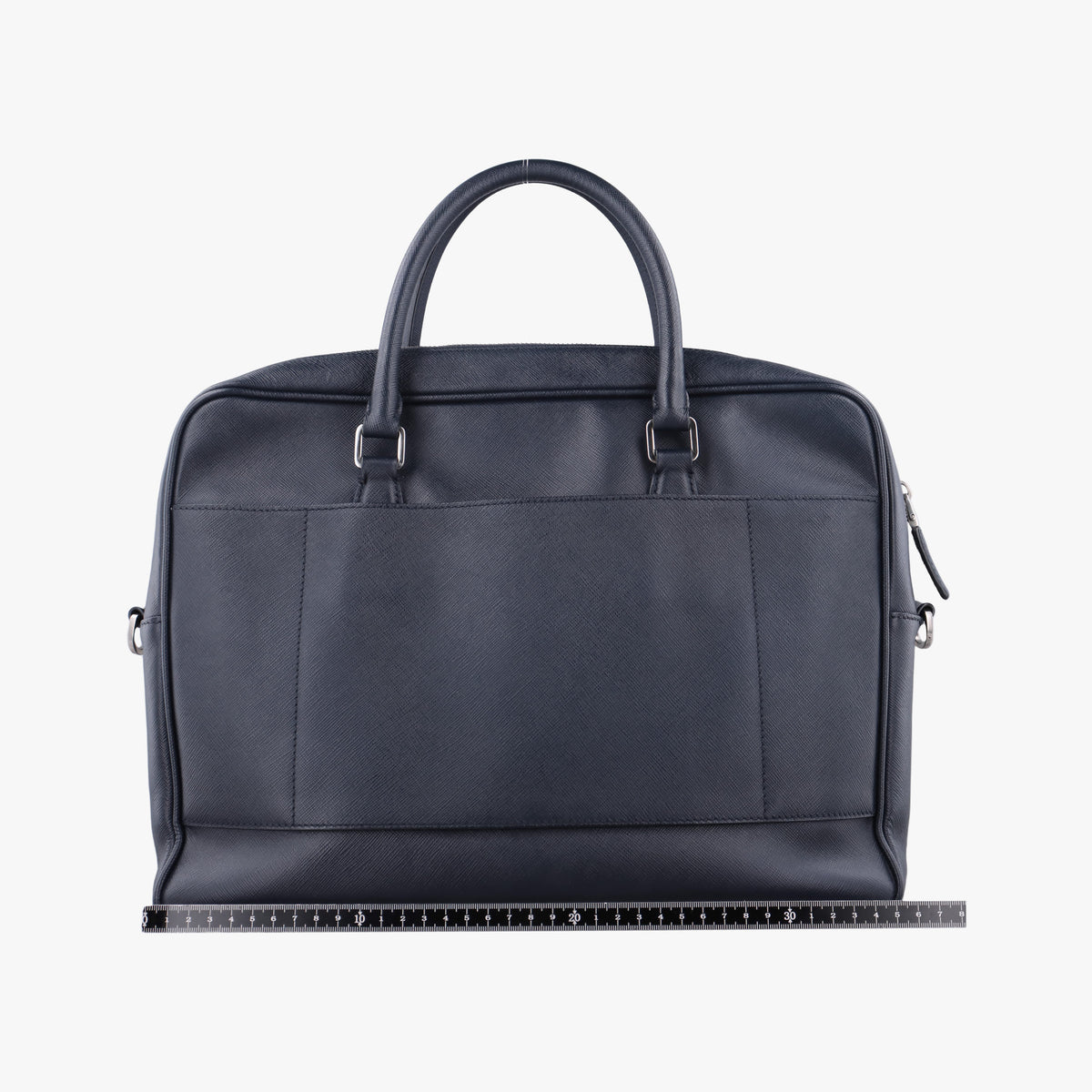 Business Briefcase Navy SAFFIANO Leather 2VE011 31/H 208ビジネス ブリーフケース ネイビー サフィアーノレザー 2VE011 31/H 208