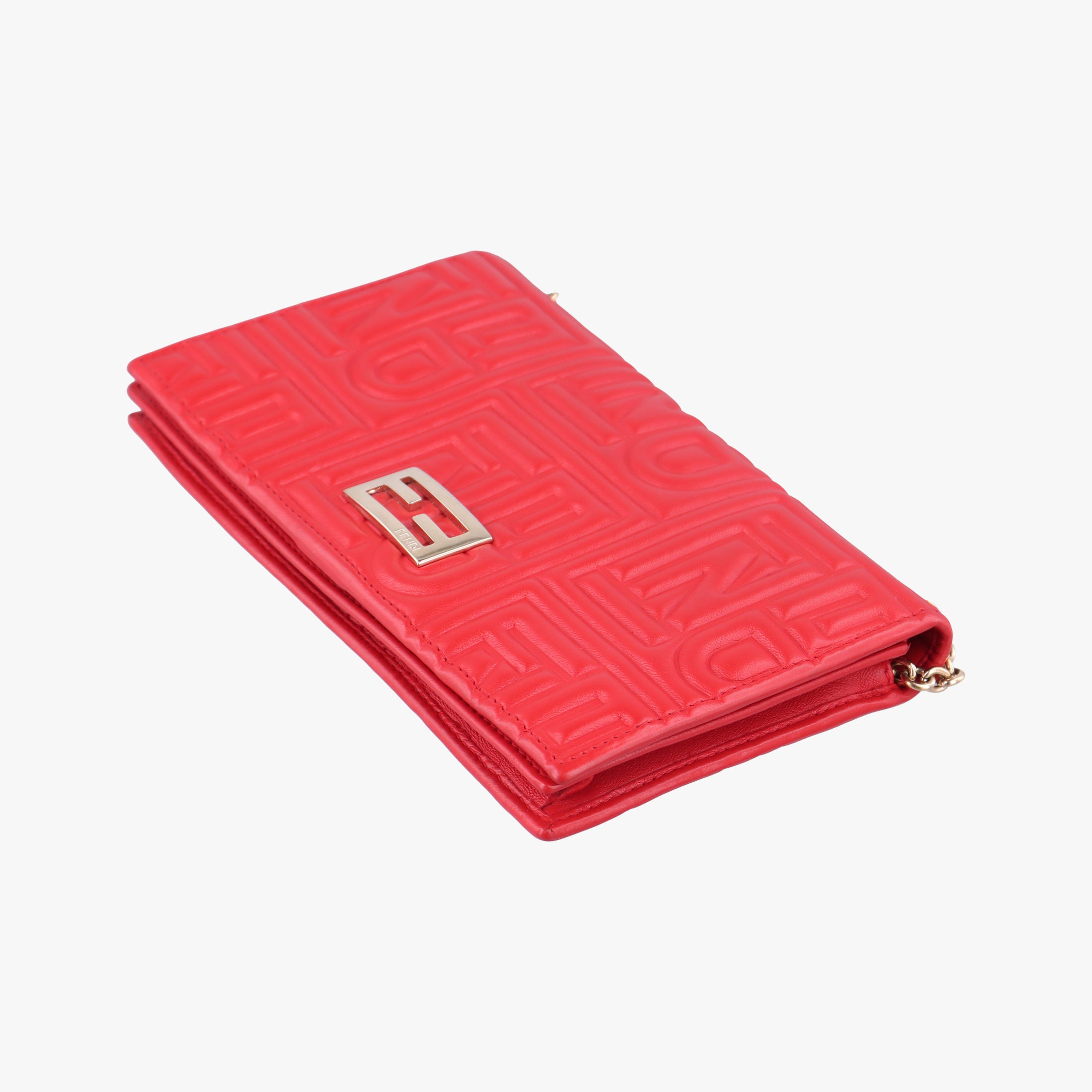 Embossed Logo Red lambskin 8M0219 2266 8M0219 YMY 088エンボス ロゴ レッド ラムスキン 8M0219 2266 8M0219 YMY 088