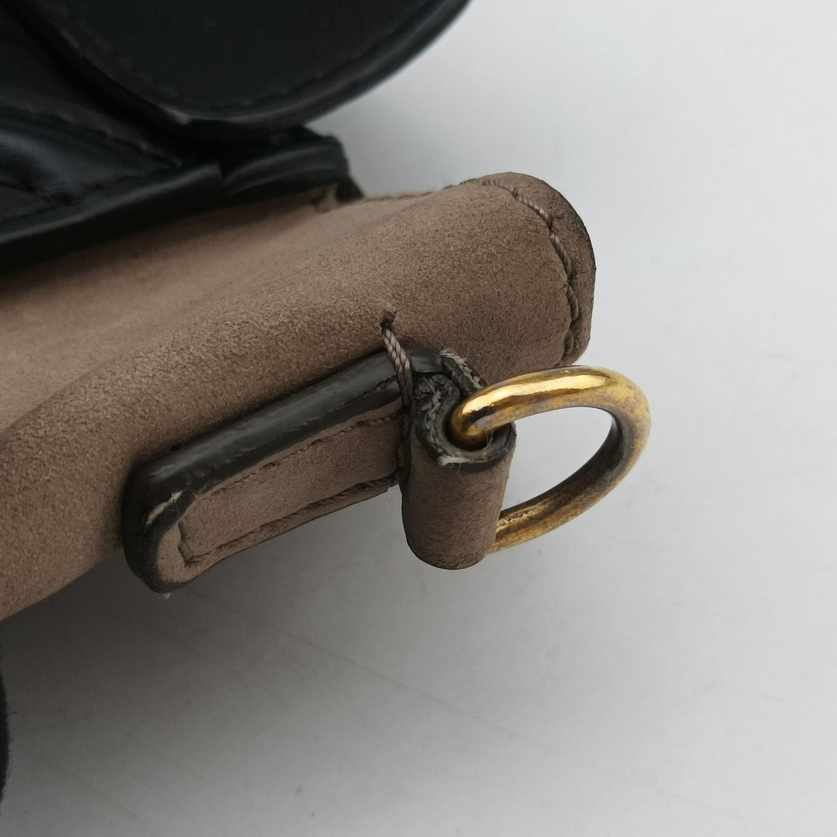 luggage nano shopper Blue×Black×Beige Leather×Suede F-ZP-0142ラゲージナノショッパー ブルー×ブラック×ベージュ レザー×スエード F-ZP-0142