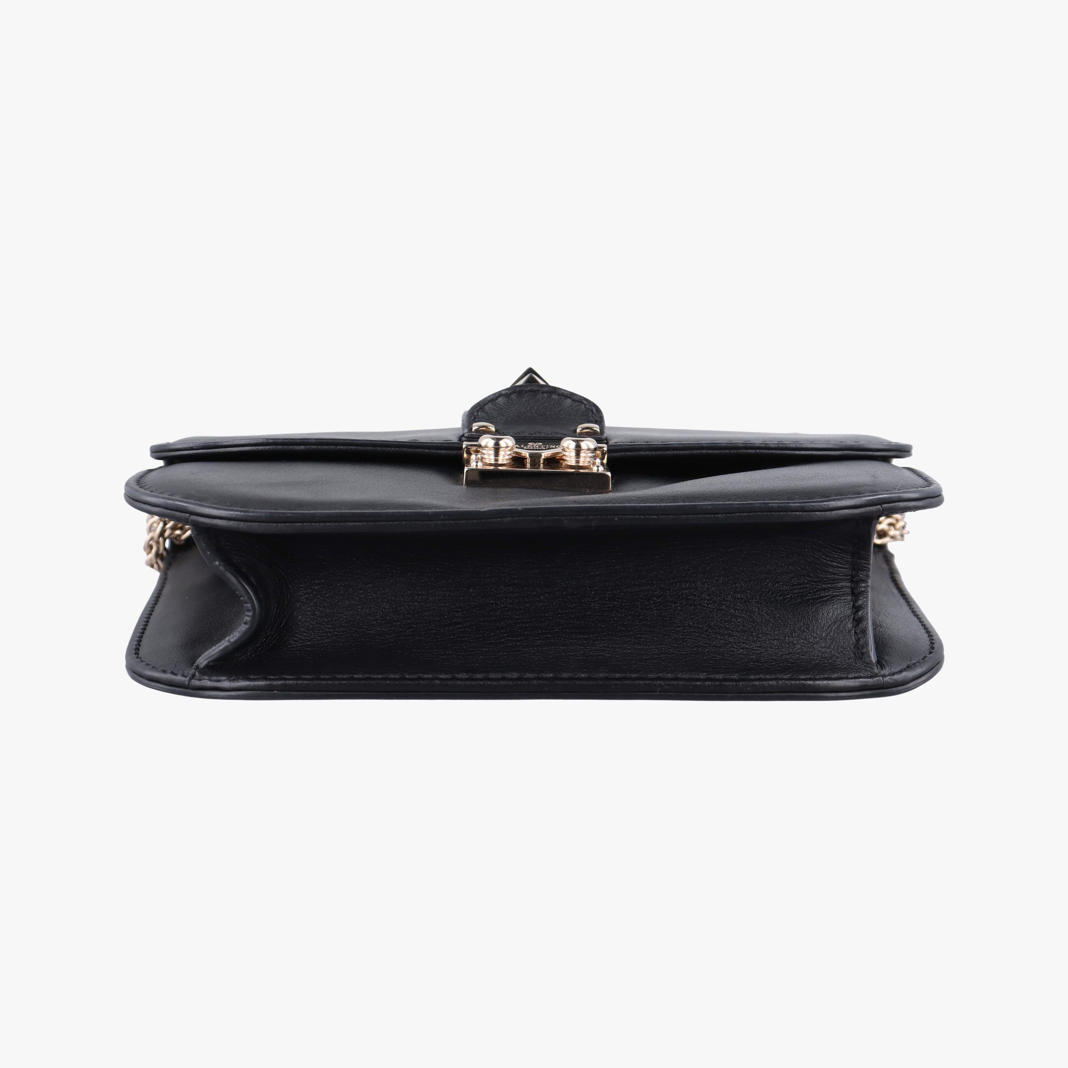 Rockstud Glam Lock Black Leather BL-L312VIT2ロックスタッズグラムロックスモール ブラック レザー BL-L312VIT2