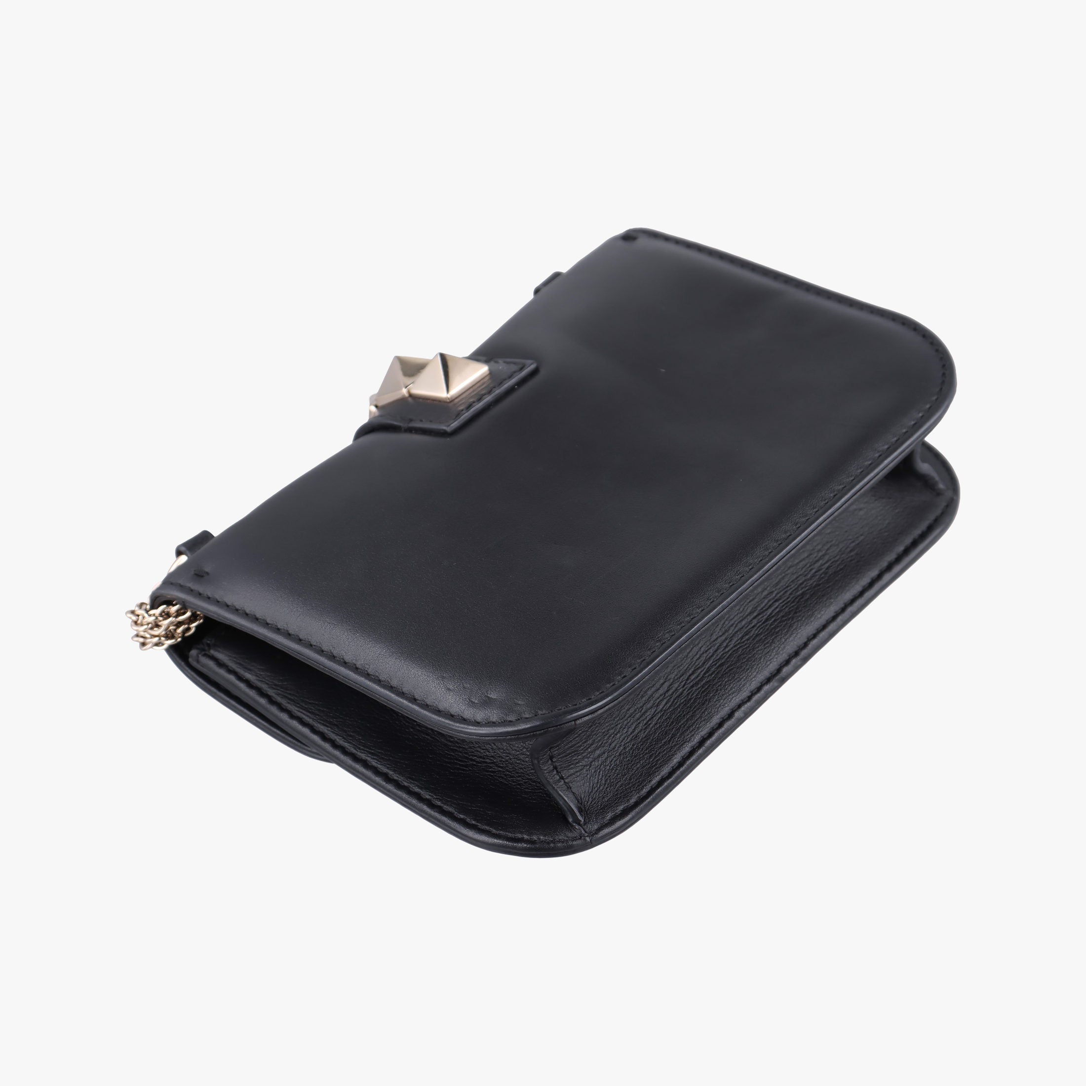 Rockstud Glam Lock Black Leather BL-L312VIT2ロックスタッズグラムロックスモール ブラック レザー BL-L312VIT2