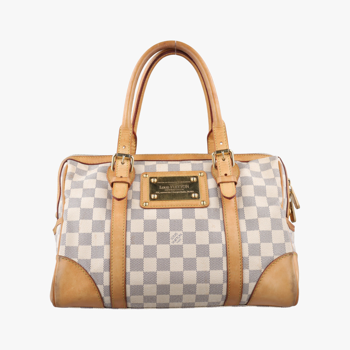 Secondhand Louis Vuitton BERKELEY Azur Damier Canvas N52001 handbag | stylenewstar