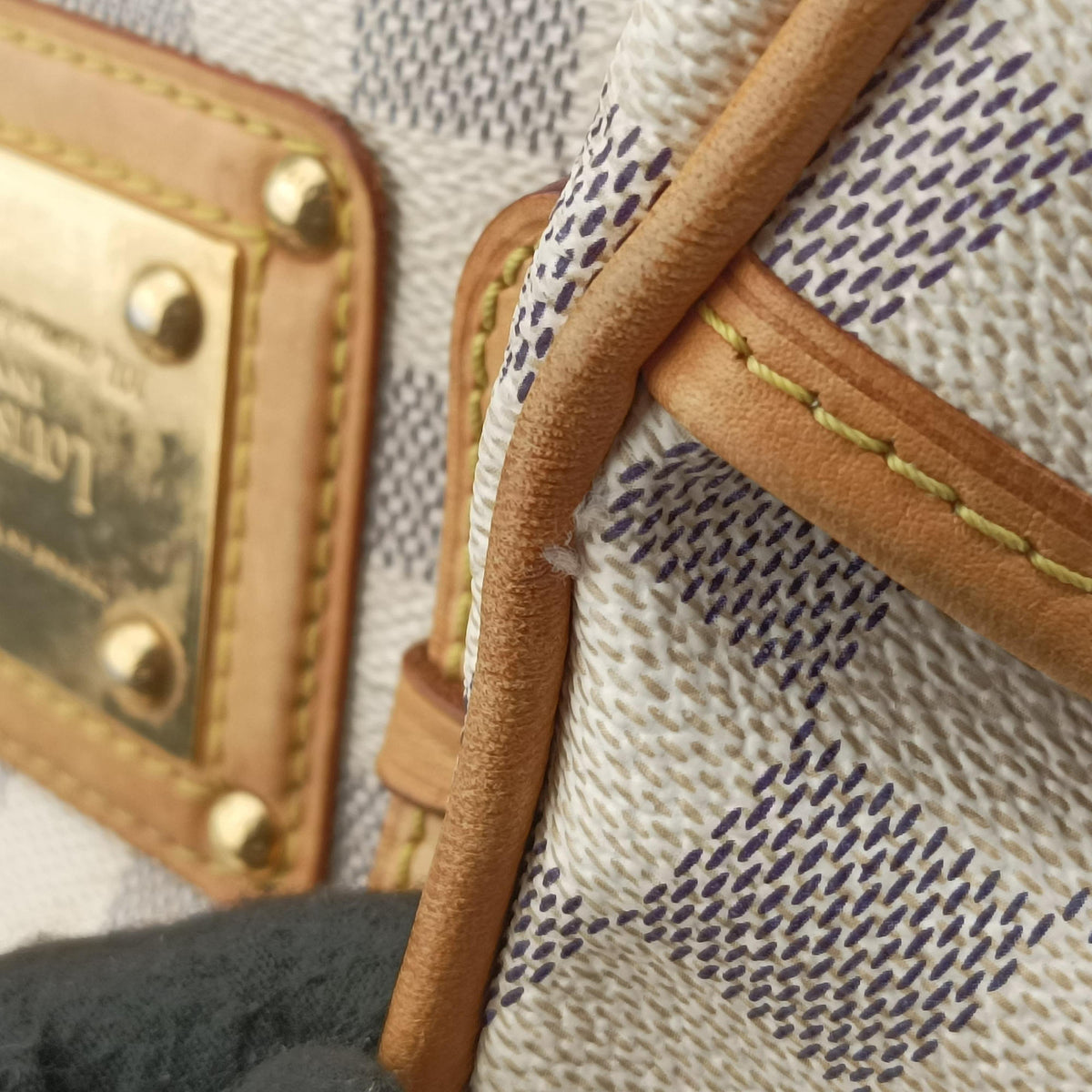 Secondhand Louis Vuitton BERKELEY Azur Damier Canvas N52001 handbag | stylenewstar