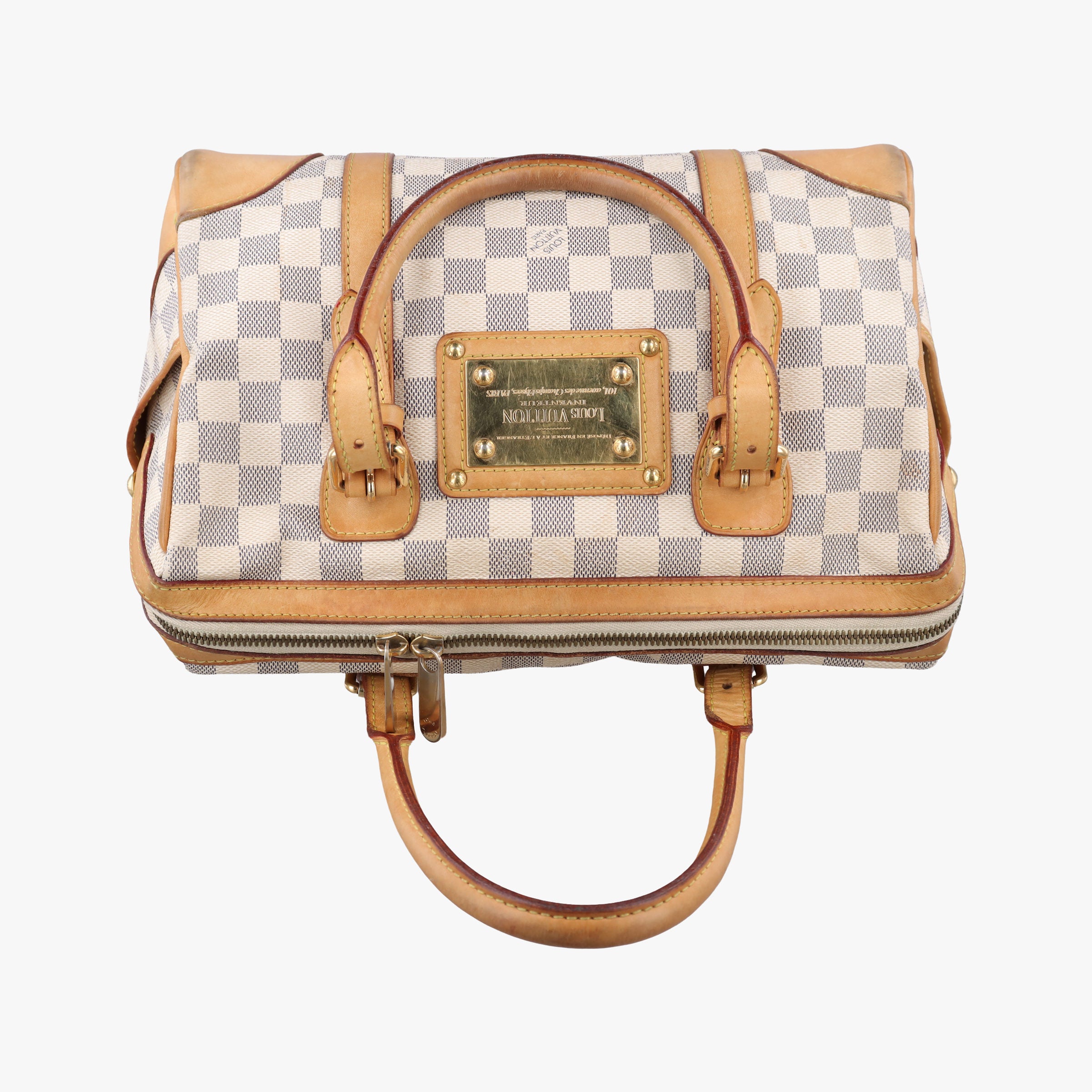 Secondhand Louis Vuitton BERKELEY Azur Damier Canvas N52001 handbag | stylenewstar