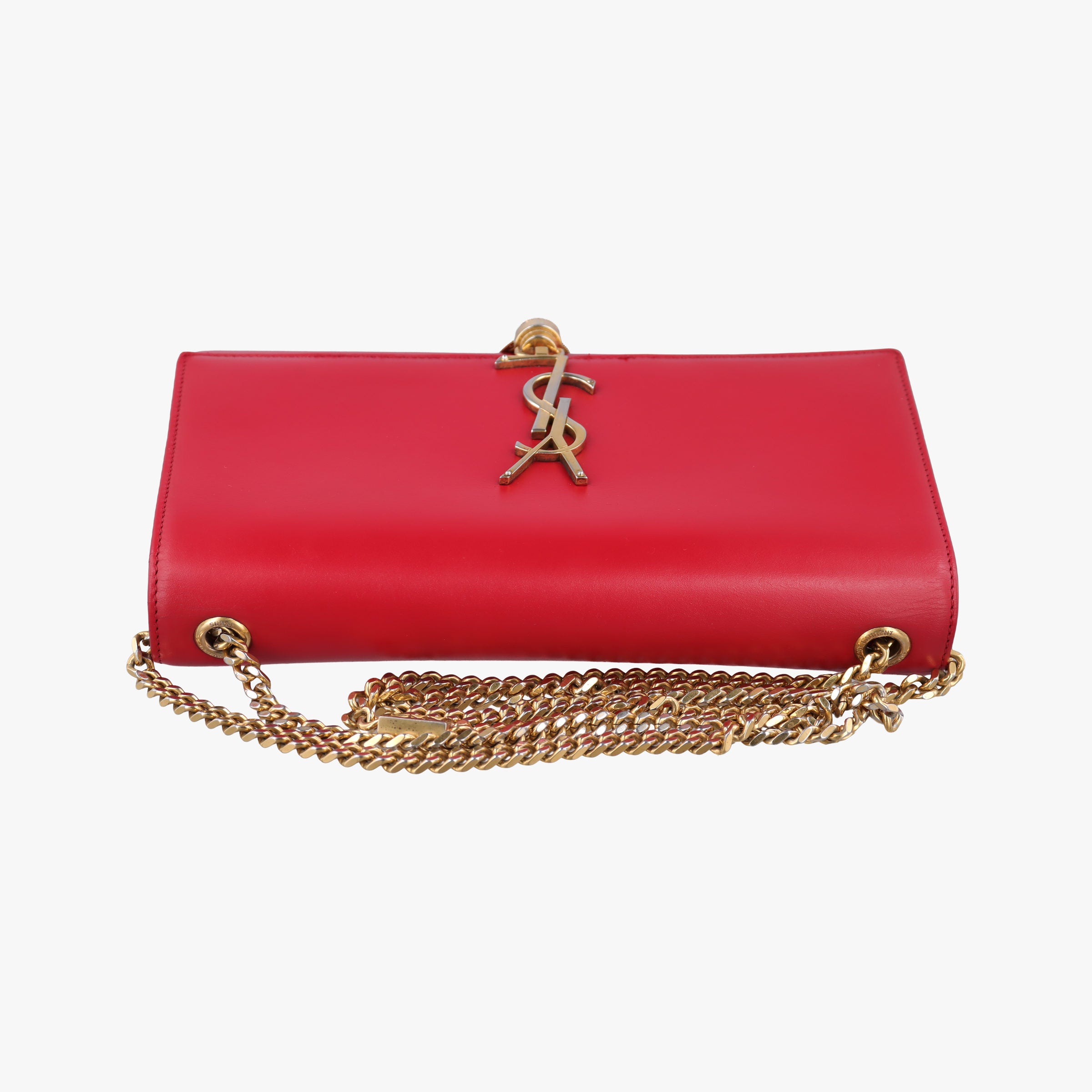Vintage Yves Saint Laurent KATE Red Leather 354119 shoulderbag | stylenewstar