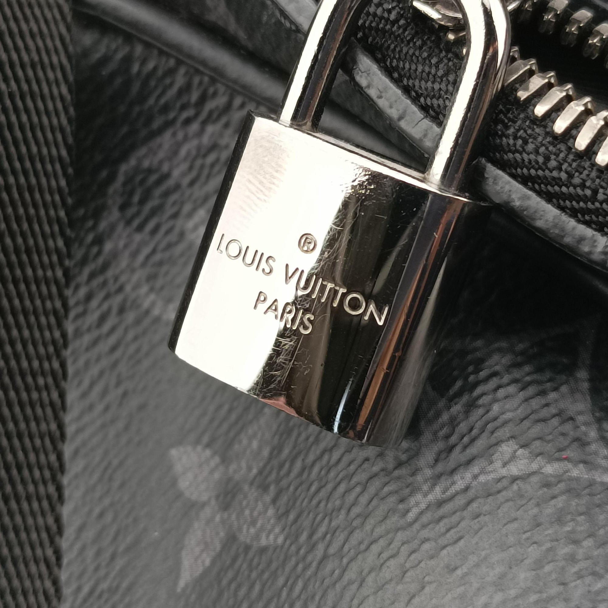 Steamer Backpack Black Monogram Eclipse Coated Canvas M44052 スティーマーバックパック ブラック モノグラム エクリプス コーティングキャンバス M44052