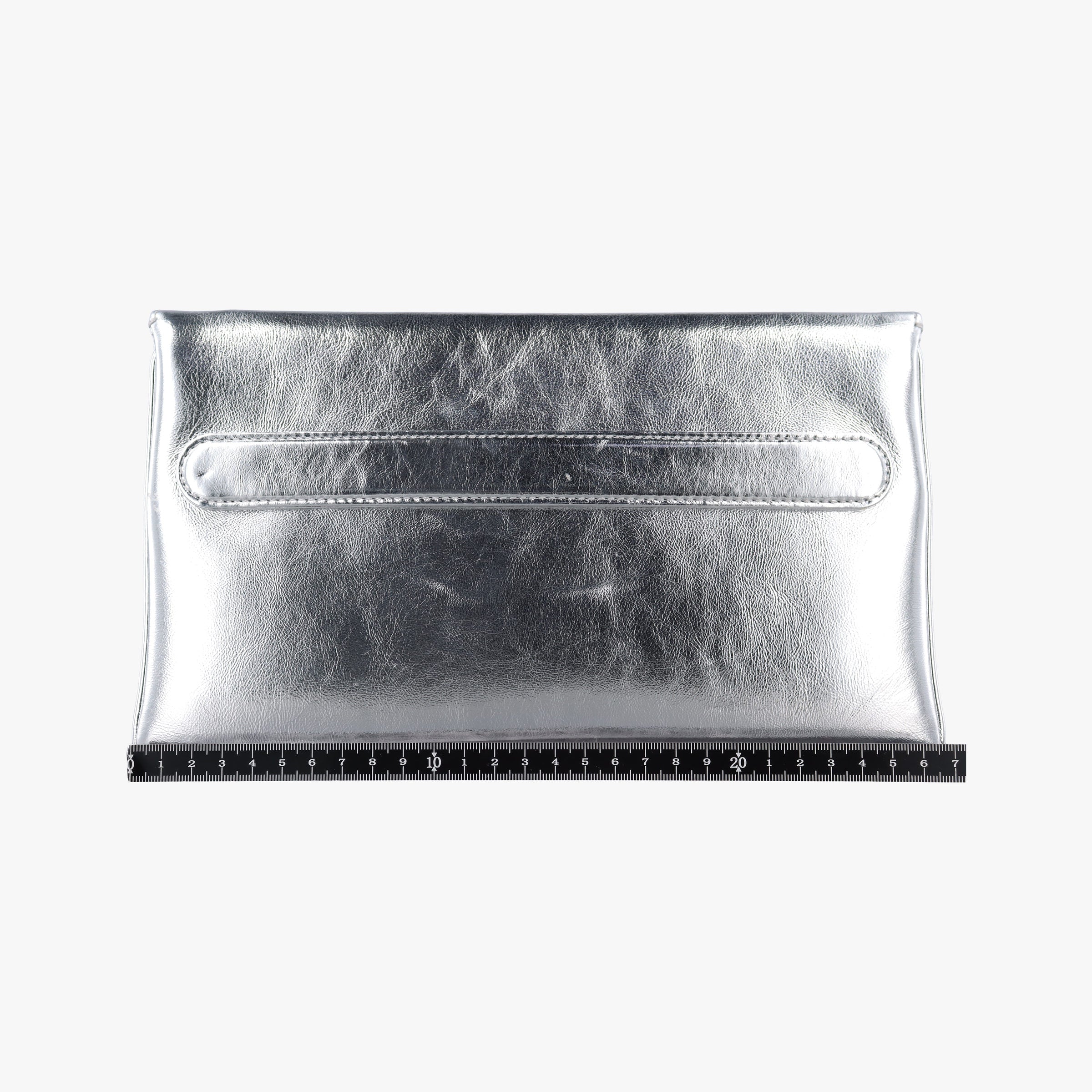 Dior double Medium Silver Leather 10-MA-0241ディオール ダブル ミディアム シルバー レザー 10-MA-0241