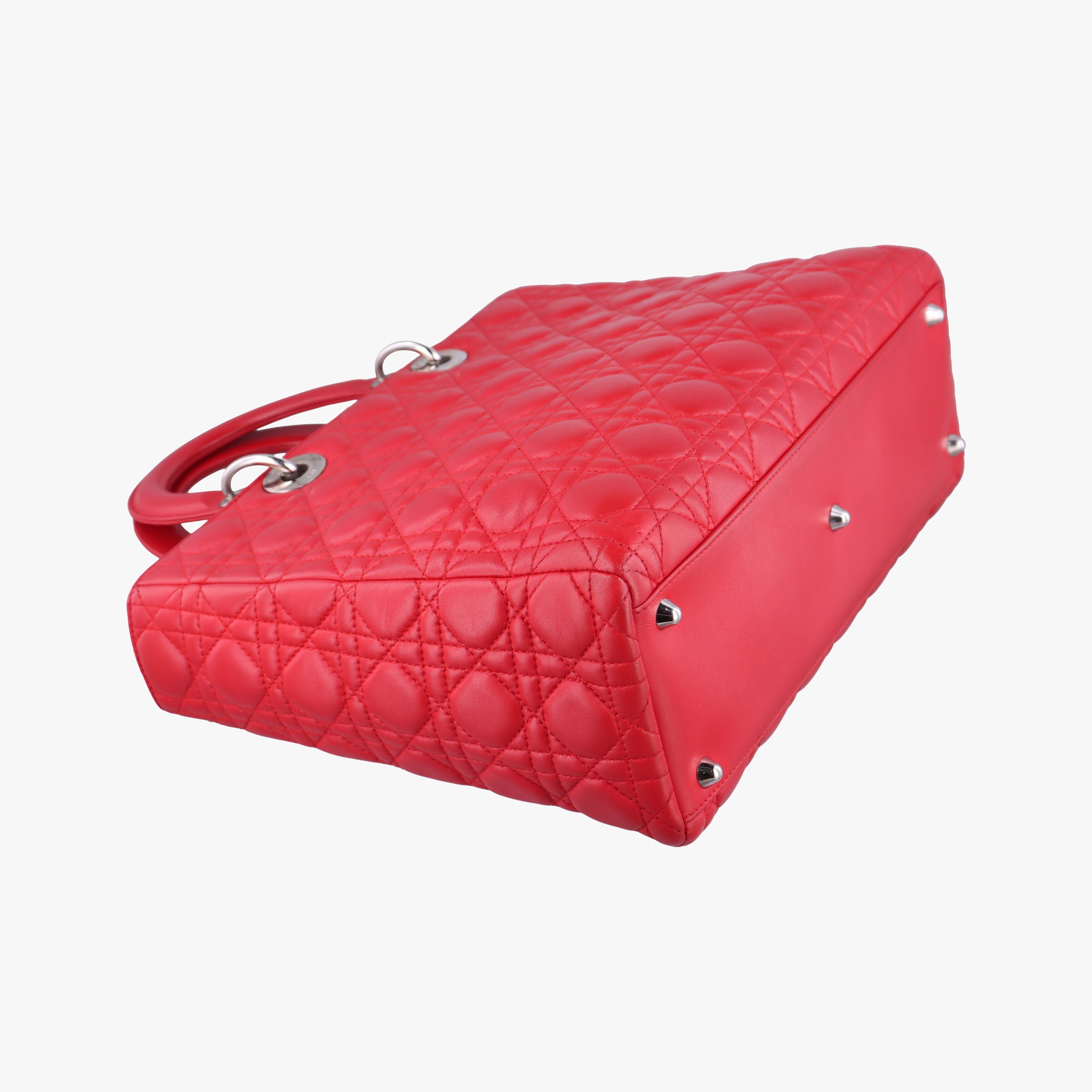 Lady Dior Red lambskin 01-MA-1029レディディオール レッド ラムスキン 01-MA-1029