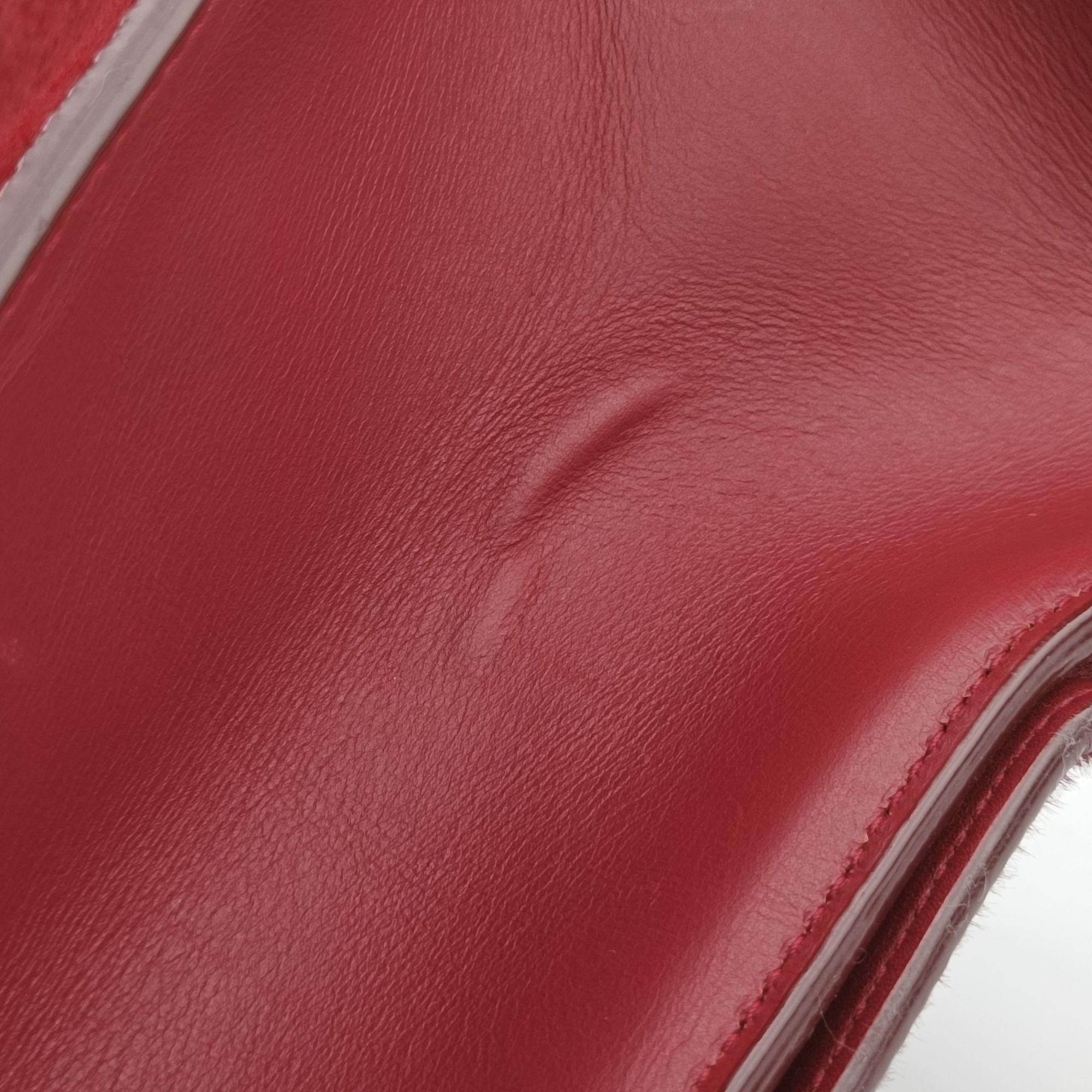 Diorever Red ponyhair 19-MA-0196ディオールエヴァー レッド ハラコ 19-MA-0196