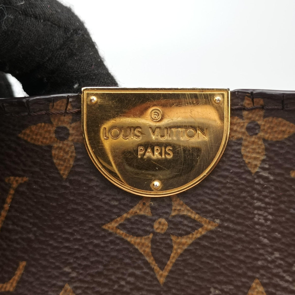 Flandrin Brown×Black Monogram canvas×calf leather M41595 DU1158フランドリン モノグラム/ブラウン×ブラック モノグラムキャンバス×カーフレザー M41595 DU1158