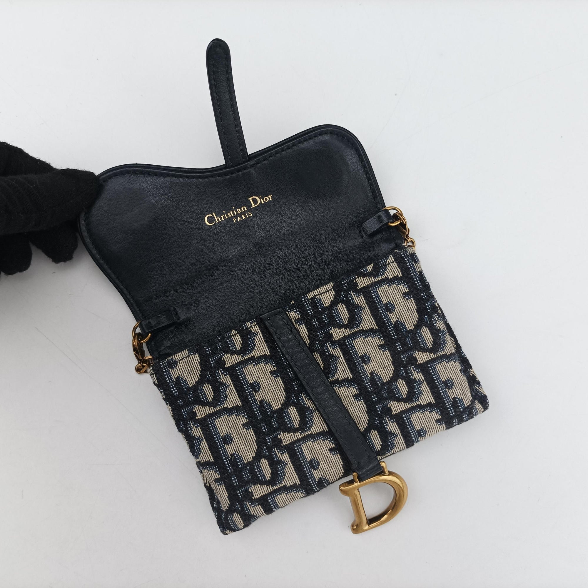 Saddle Navy×Gray jacquard 43-MA-0230サドル ネイビー×グレー ジャガード 43-MA-0230