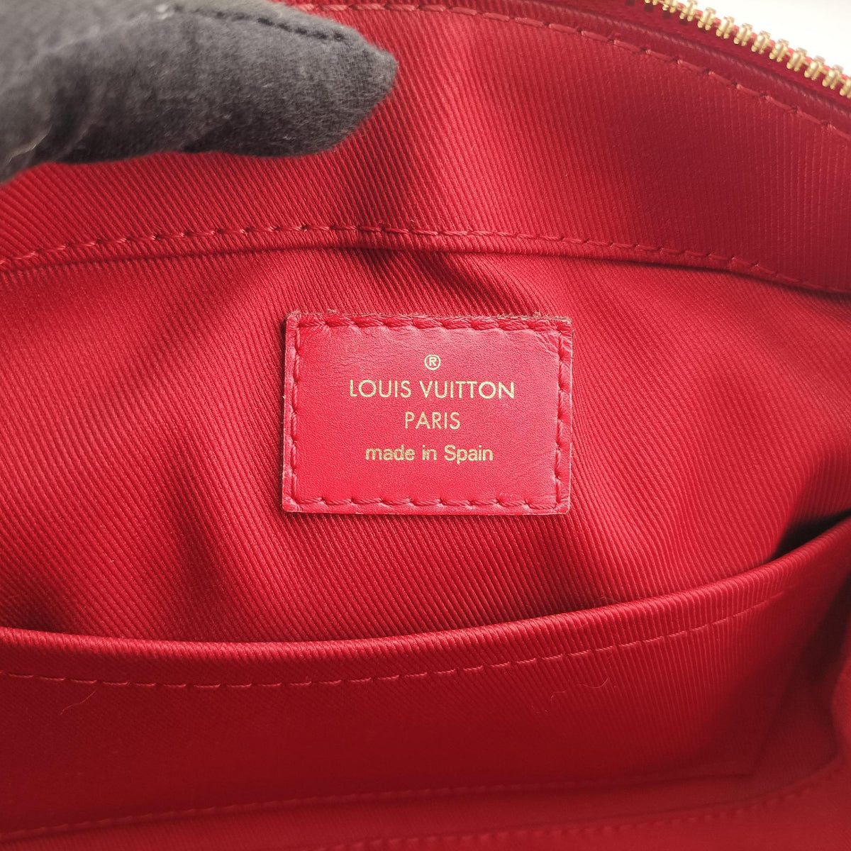 SAINTONGE brown×COQUELICOT Monogram Canvas×calf leather M43556 CA3159サントンジュ モノグラム/ブラウン×コクリコ モノグラムキャンバス×カーフレザー M43556 CA3159