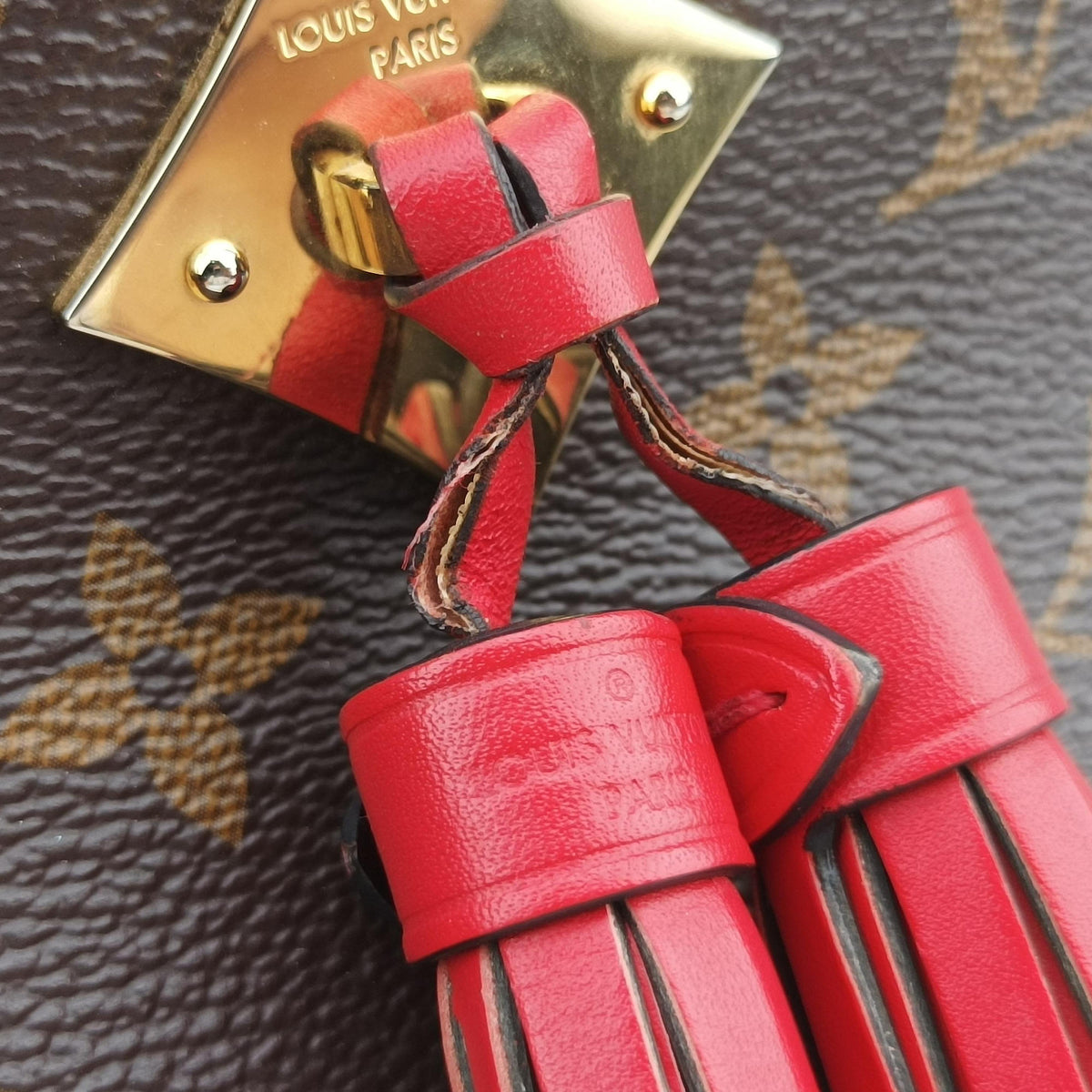 SAINTONGE brown×COQUELICOT Monogram Canvas×calf leather M43556 CA3159サントンジュ モノグラム/ブラウン×コクリコ モノグラムキャンバス×カーフレザー M43556 CA3159