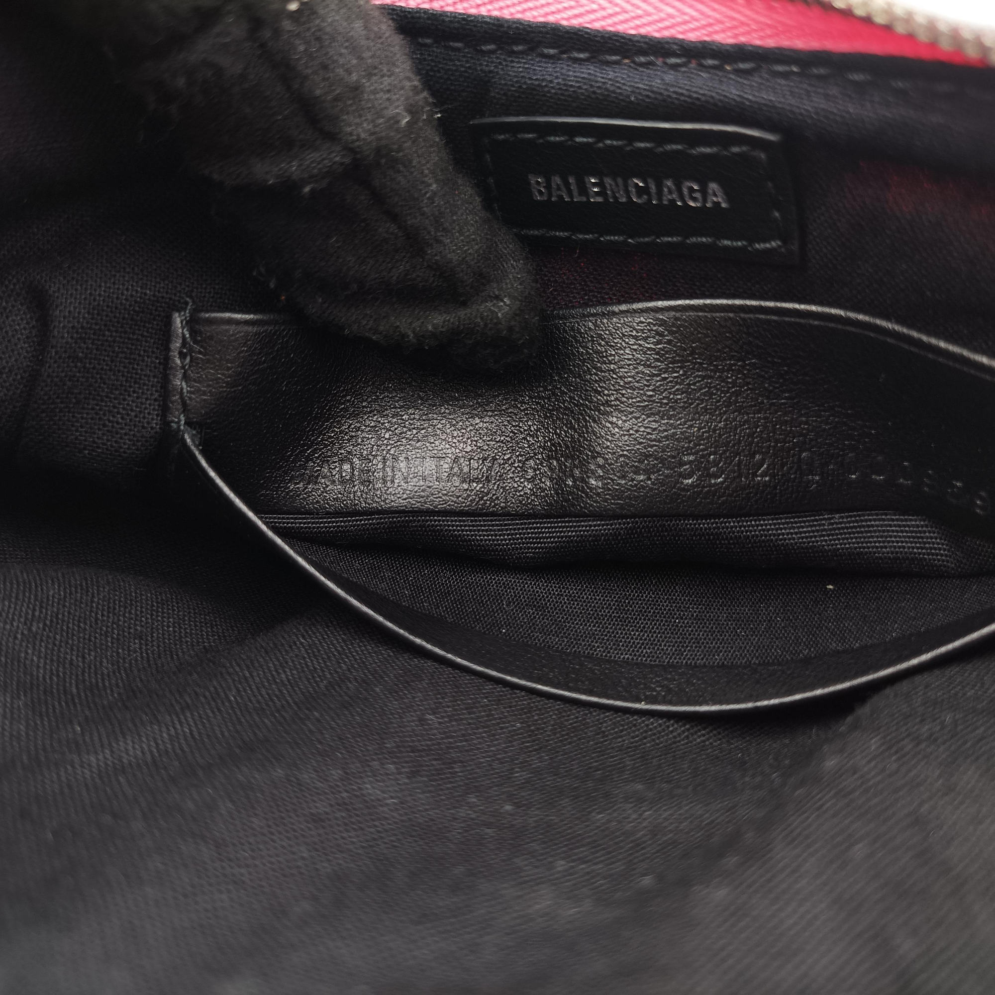 Pre-owned Balenciaga Le Cagole mini Pink canvas shoulderbag | stylenewstar