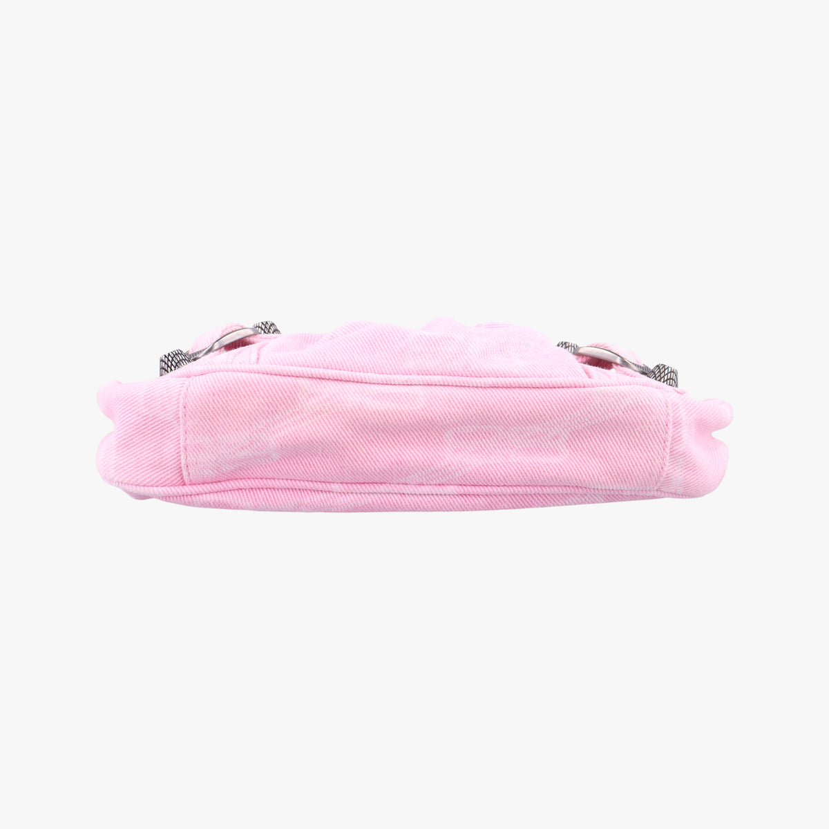 Pre-owned Balenciaga Le Cagole mini Pink canvas shoulderbag | stylenewstar