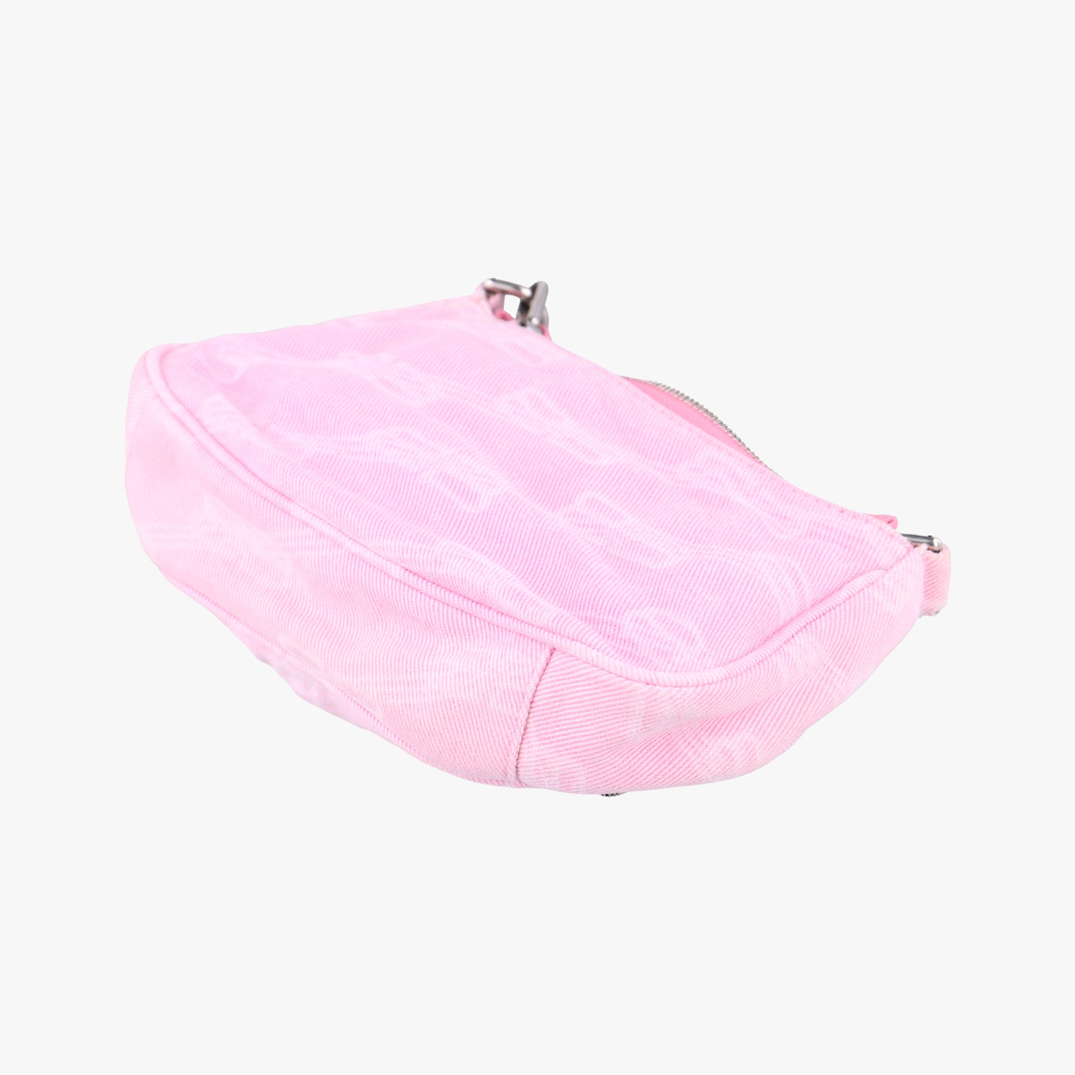 Pre-owned Balenciaga Le Cagole mini Pink canvas shoulderbag | stylenewstar