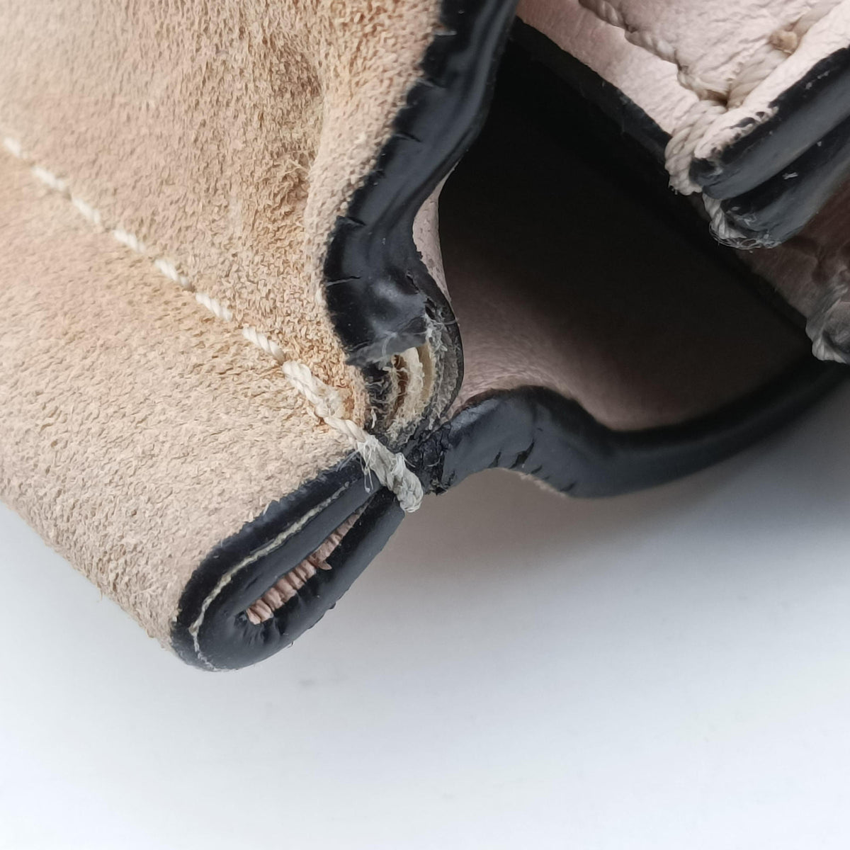 FAYE Beige Suede × leather 04 17 70 65 2フェイ ベージュ スエード×レザー 04 17 70 65 2